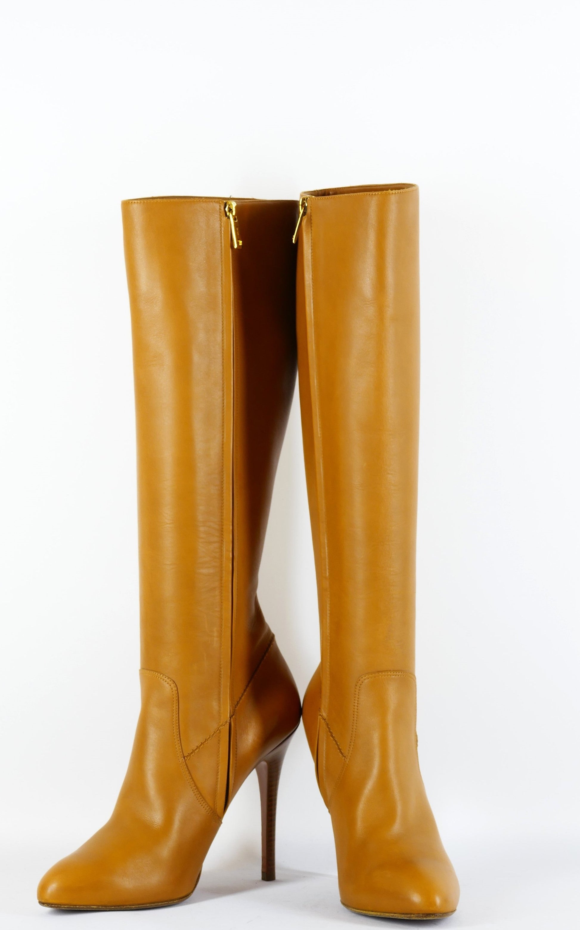 BUUTS Ralph Lauren Collection Stiefel Leder cognac 222037-4