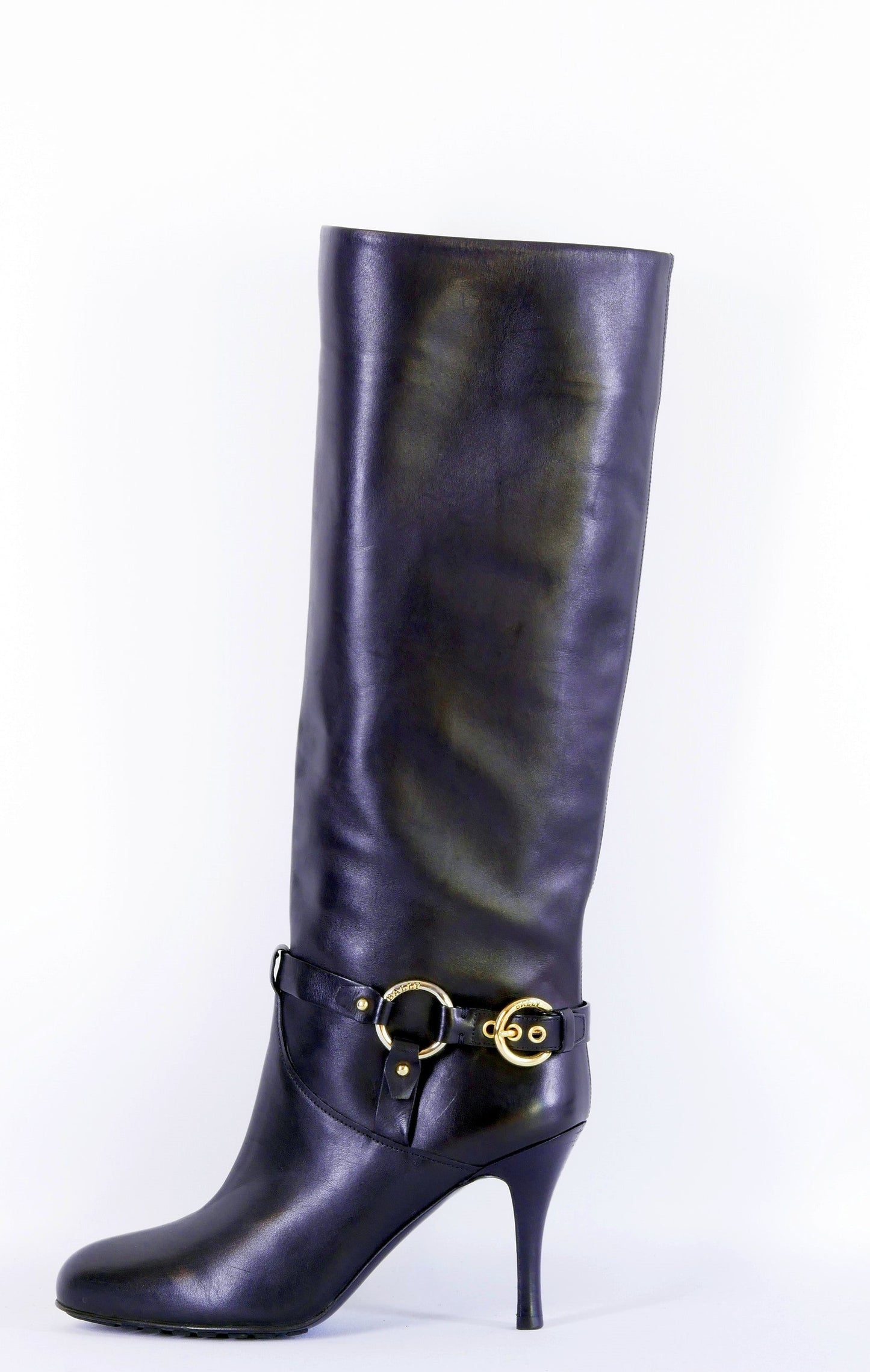 BUUTS Bally Stiefel Leder schwarz 222038-1