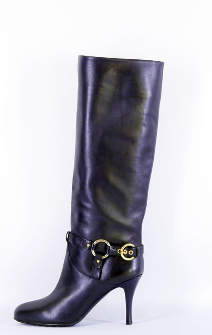 BUUTS Bally Stiefel Leder schwarz 222038-1