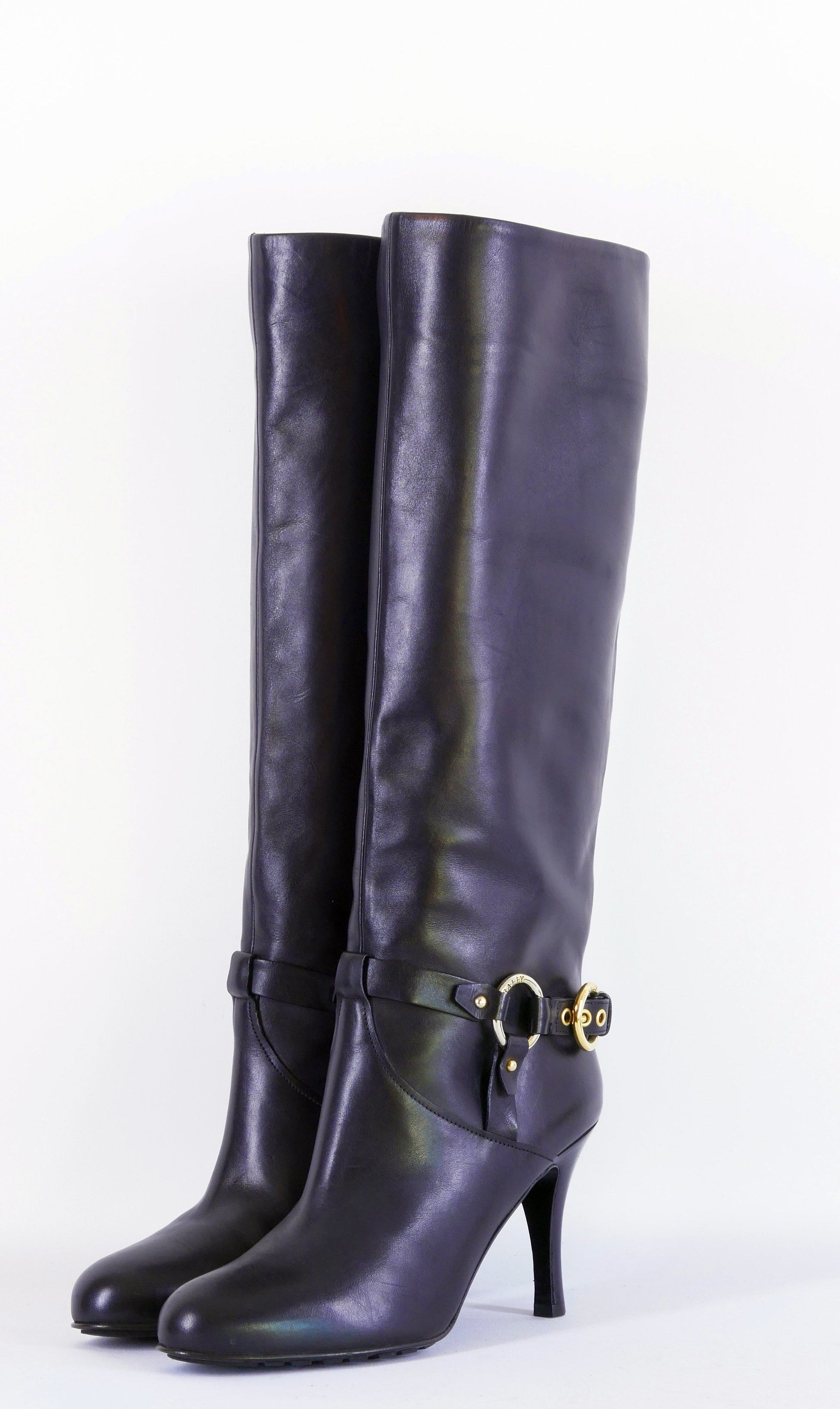 BUUTS Bally Stiefel Leder schwarz 222038-2