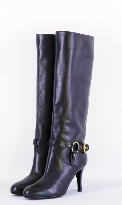 BUUTS Bally Stiefel Leder schwarz 222038-2