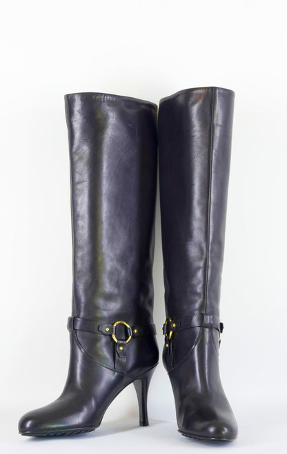 BUUTS Bally Stiefel Leder schwarz 222038-4