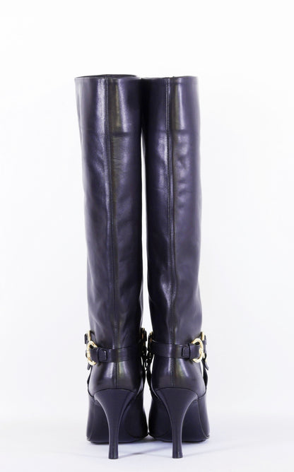 BUUTS Bally Stiefel Leder schwarz 222038-7