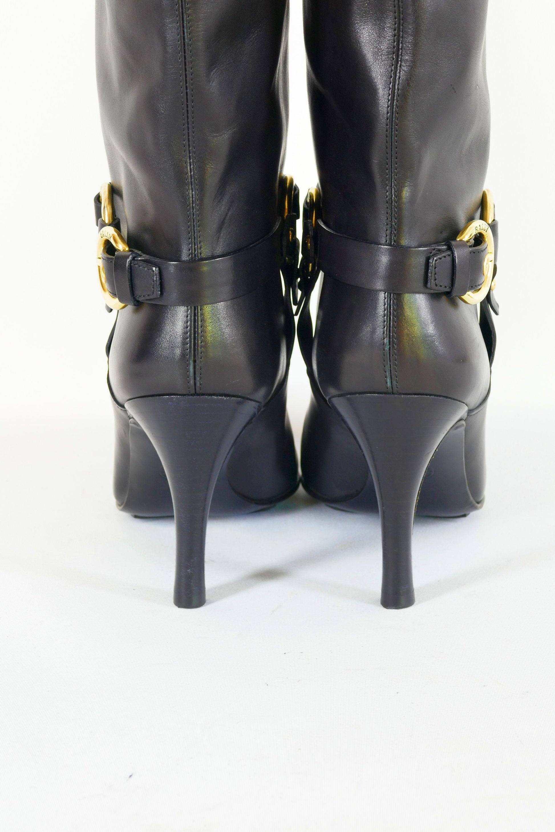 BUUTS Bally Stiefel Leder schwarz 222038-8