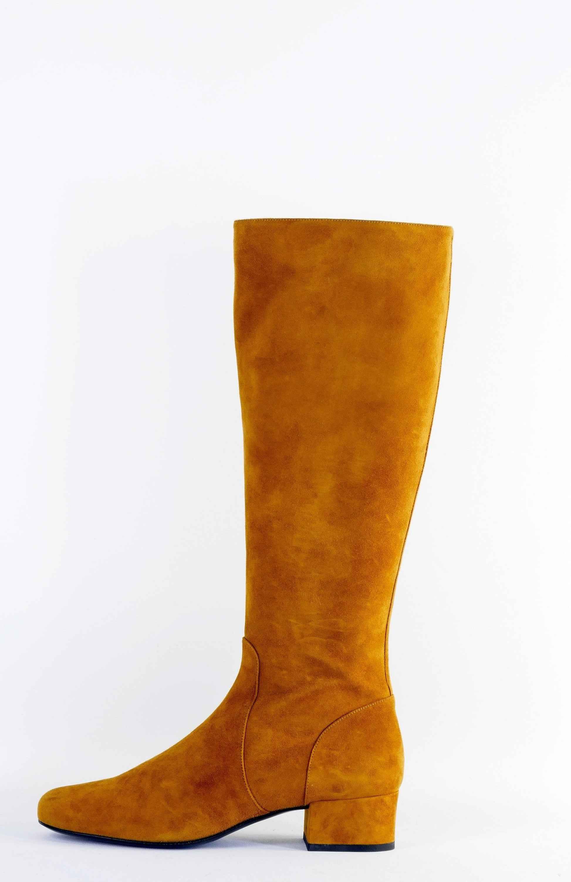 BUUTS Saint Laurent Stiefel Wildleder cognac 222039-1