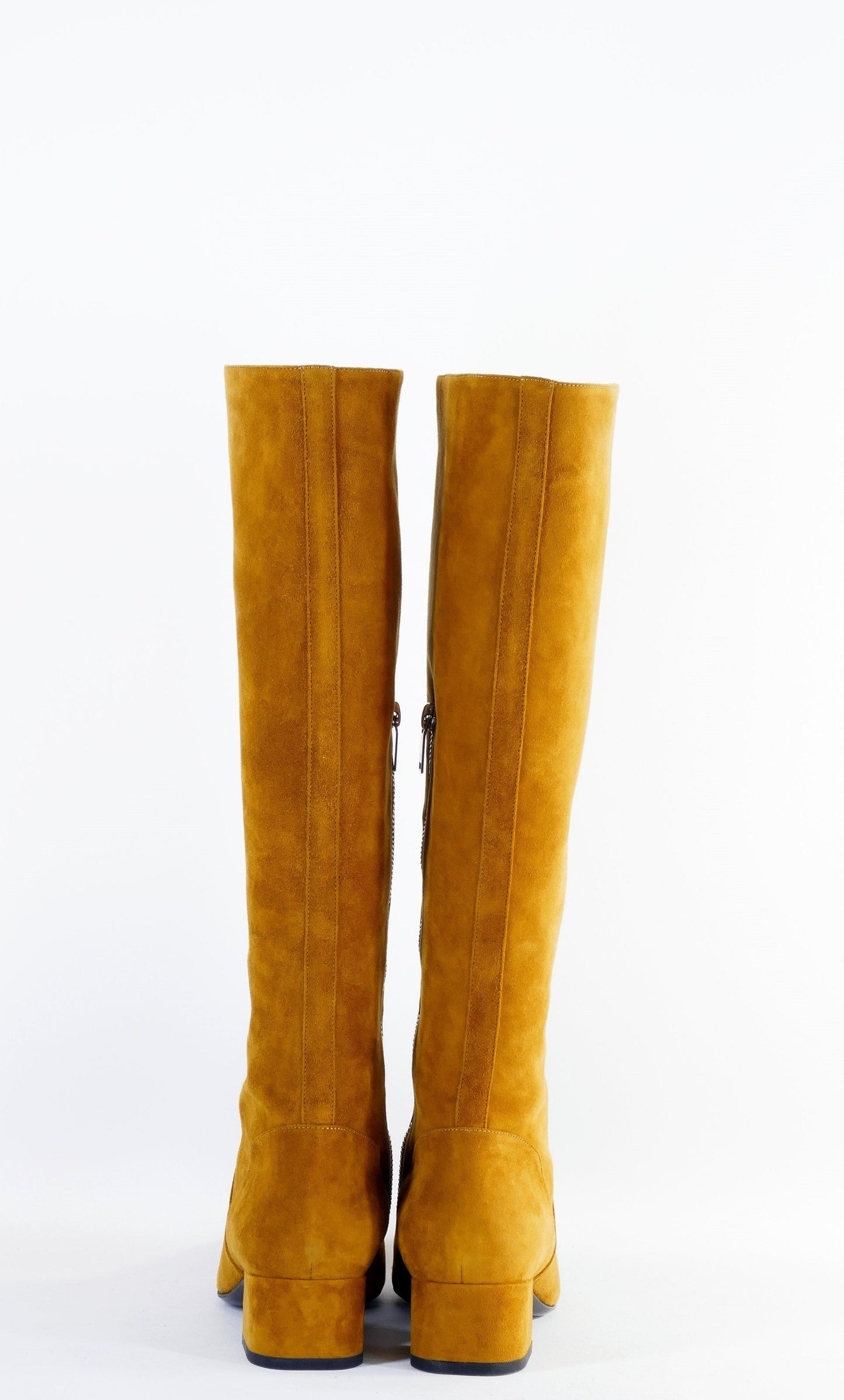 BUUTS Saint Laurent Stiefel Wildleder cognac 222039-7