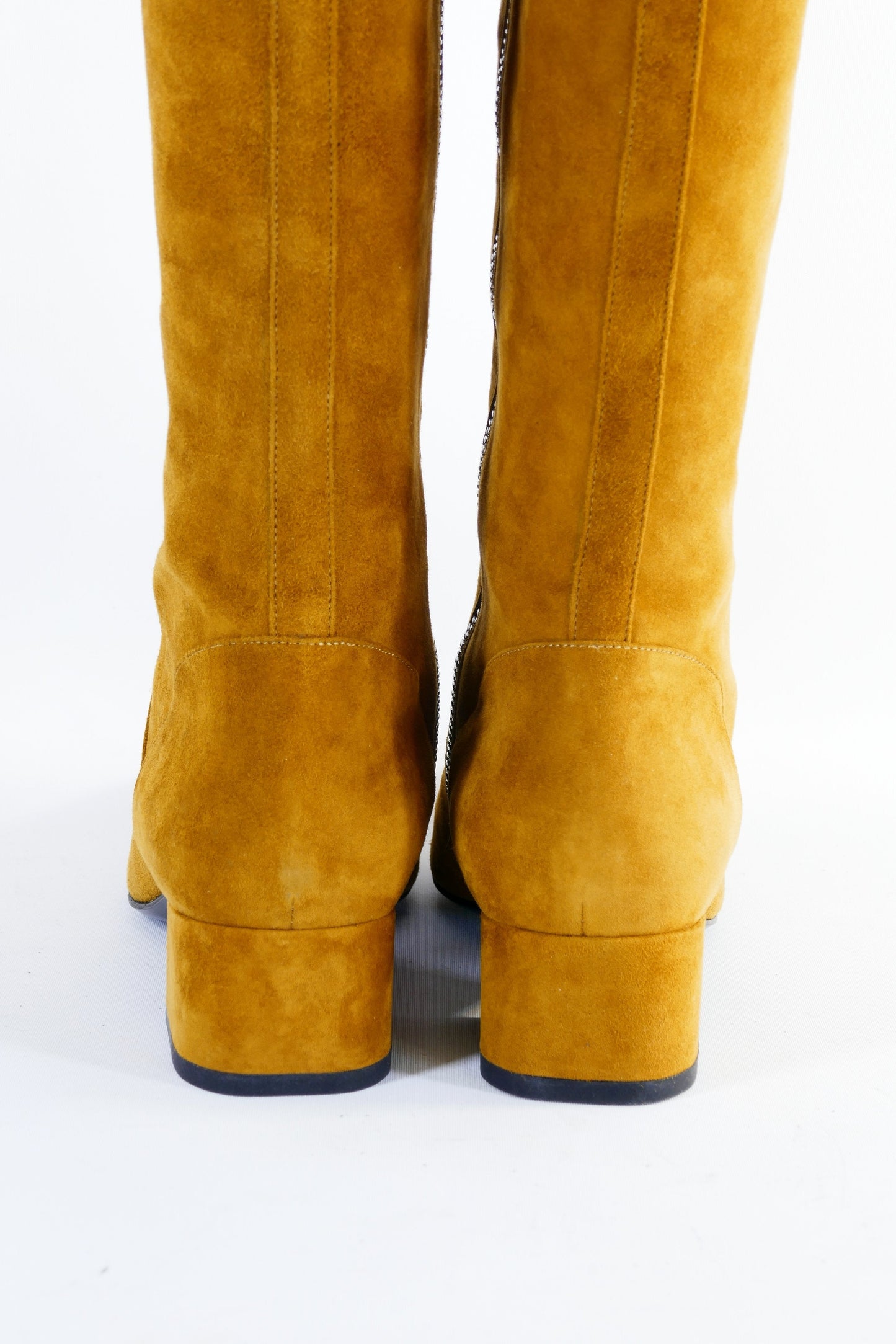 BUUTS Saint Laurent Stiefel Wildleder cognac 222039-8