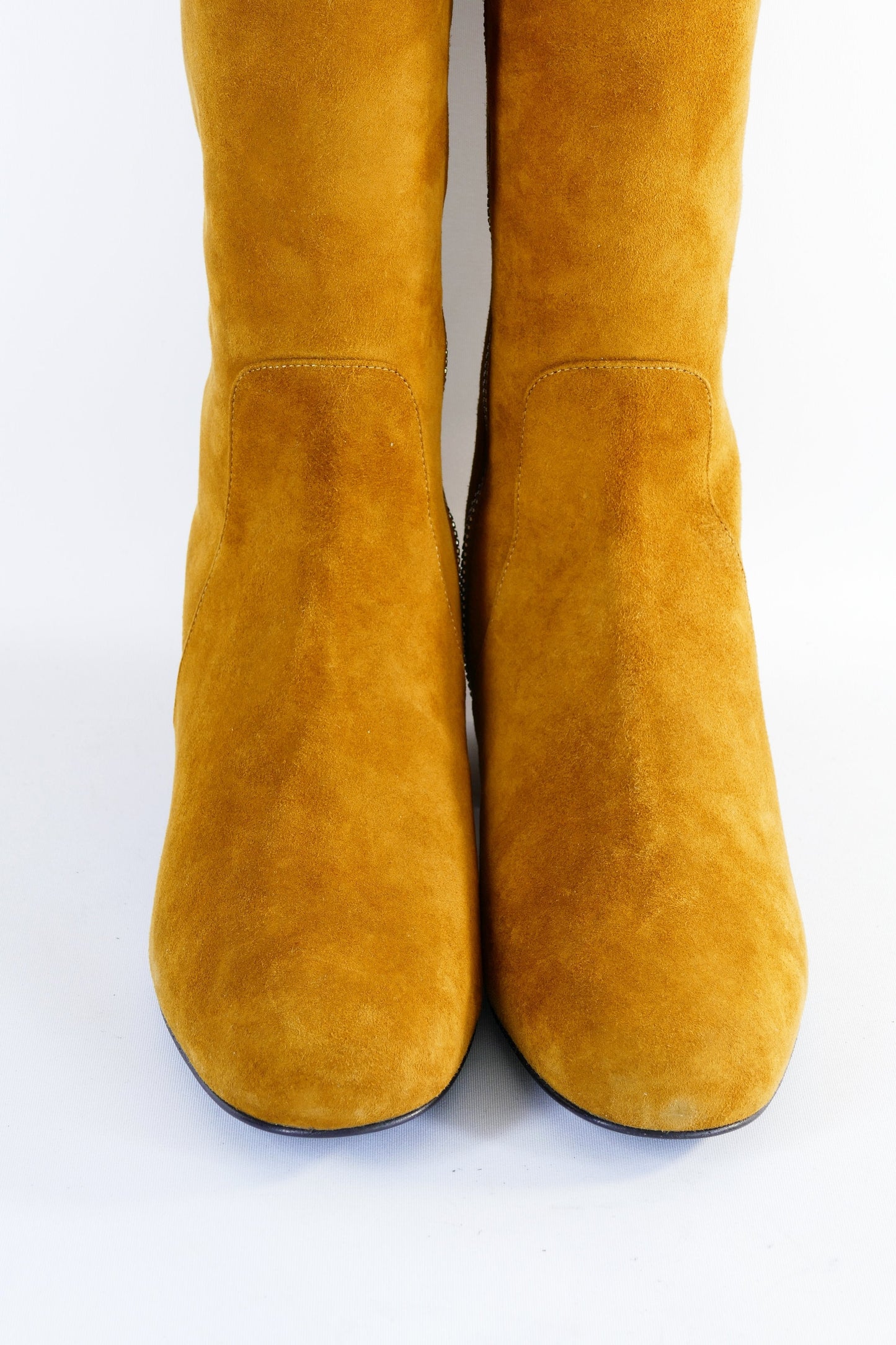 BUUTS Saint Laurent Stiefel Wildleder cognac 222039-9