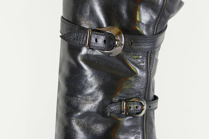 BUUTS Konstantin Starke Hohe Stiefel Leder schwarz 223001-11