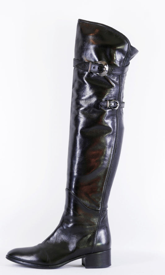 BUUTS Konstantin Starke Hohe Stiefel Leder schwarz 223001-1