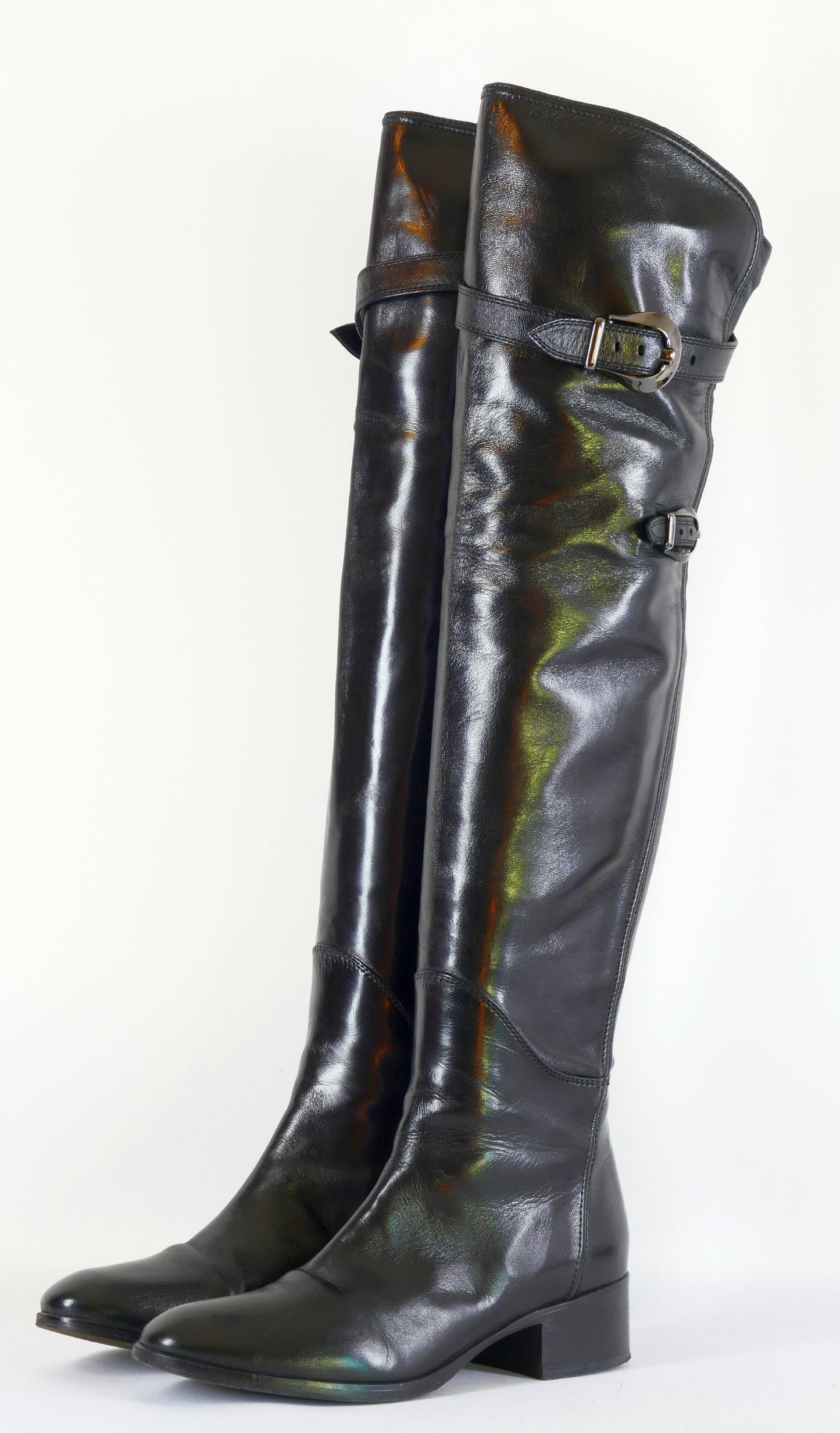 BUUTS Konstantin Starke Hohe Stiefel Leder schwarz 223001-2