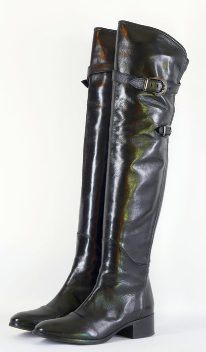 BUUTS Konstantin Starke Hohe Stiefel Leder schwarz 223001-2