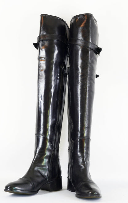 BUUTS Konstantin Starke Hohe Stiefel Leder schwarz 223001-3