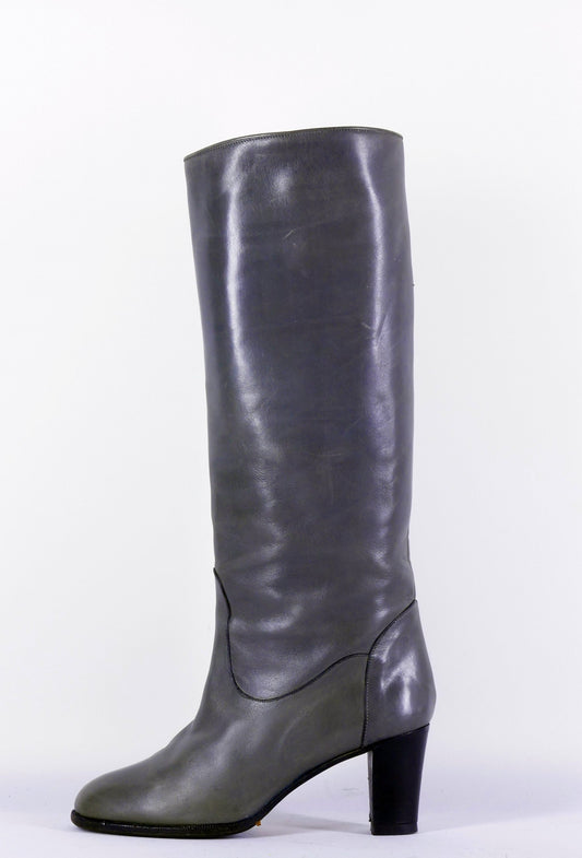 BUUTS Colombo Vintage-Stiefel Leder grau 223006-1