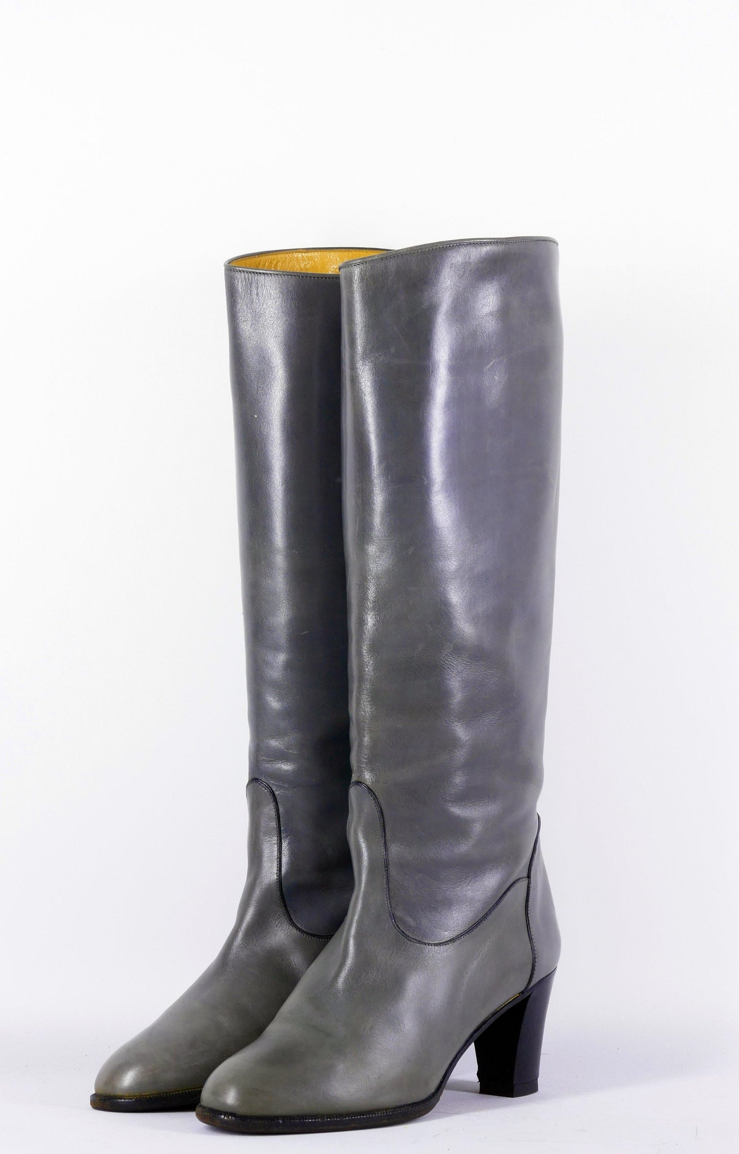 BUUTS Colombo Vintage-Stiefel Leder grau 223006-2