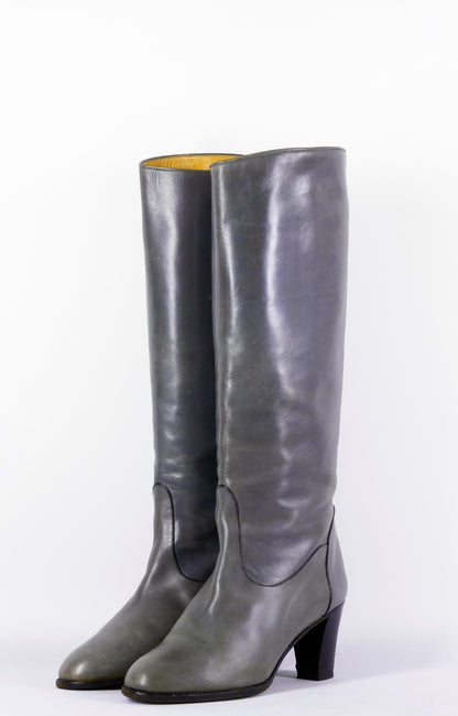 BUUTS Colombo Vintage-Stiefel Leder grau 223006-2