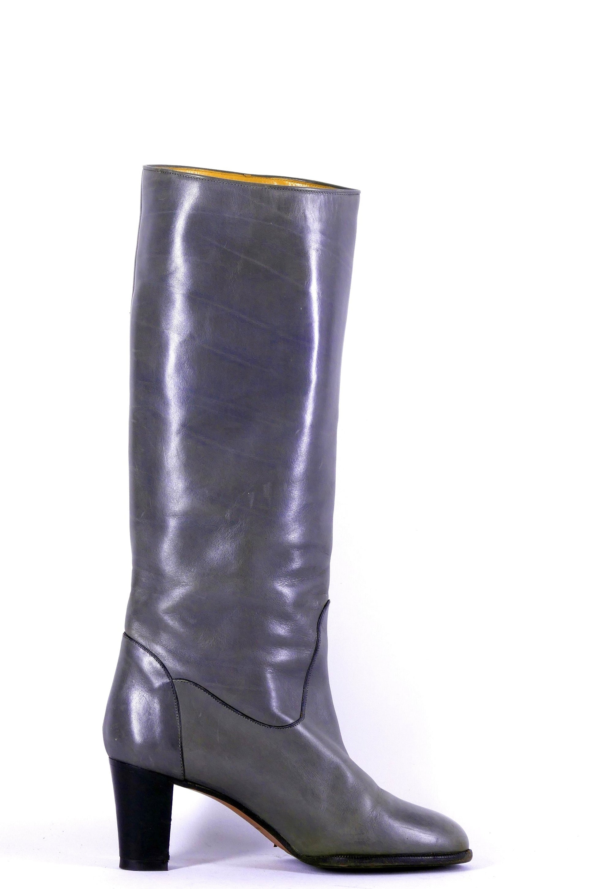 BUUTS Colombo Vintage-Stiefel Leder grau 223006-3