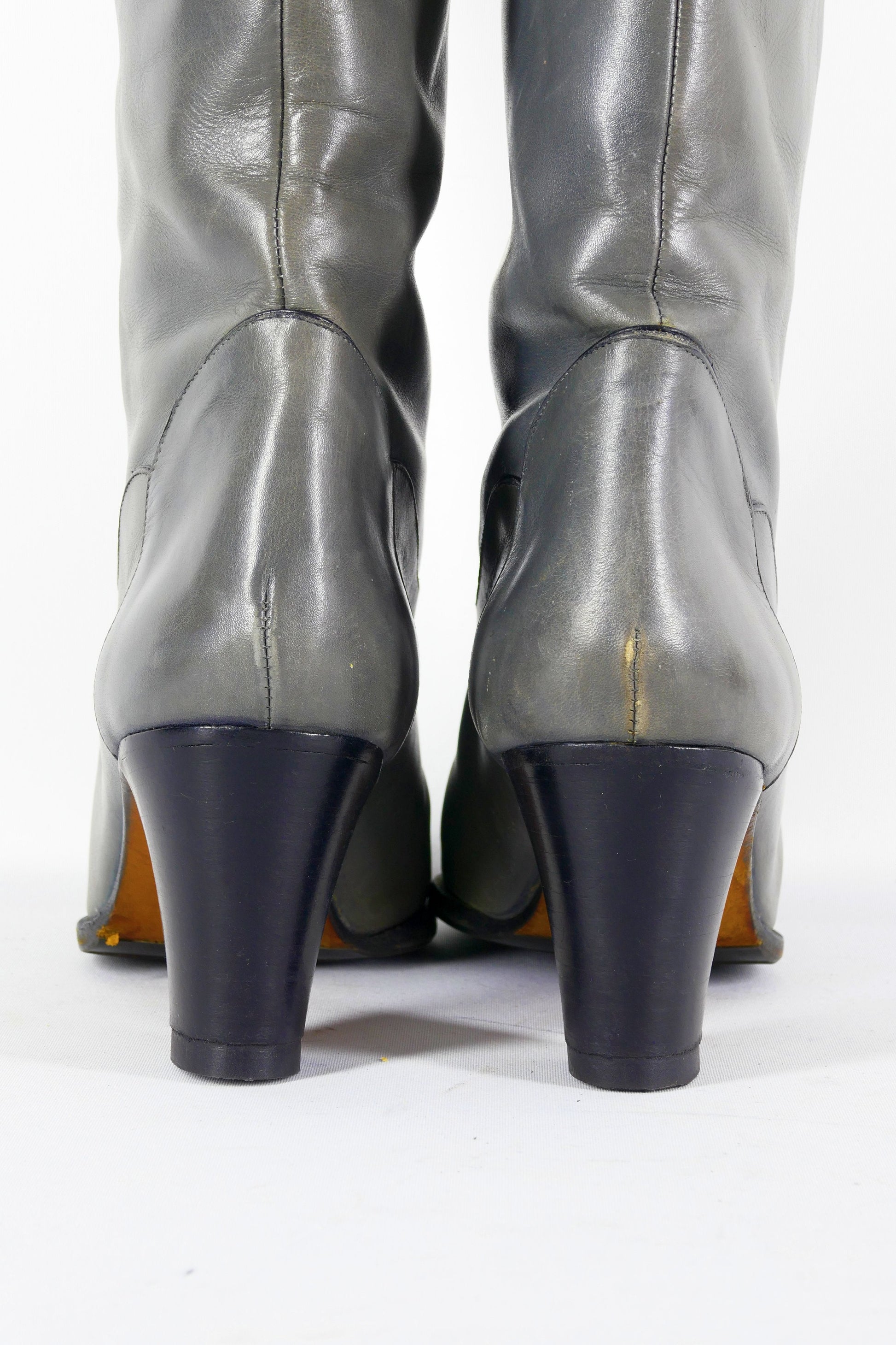 BUUTS Colombo Vintage-Stiefel Leder grau 223006-7
