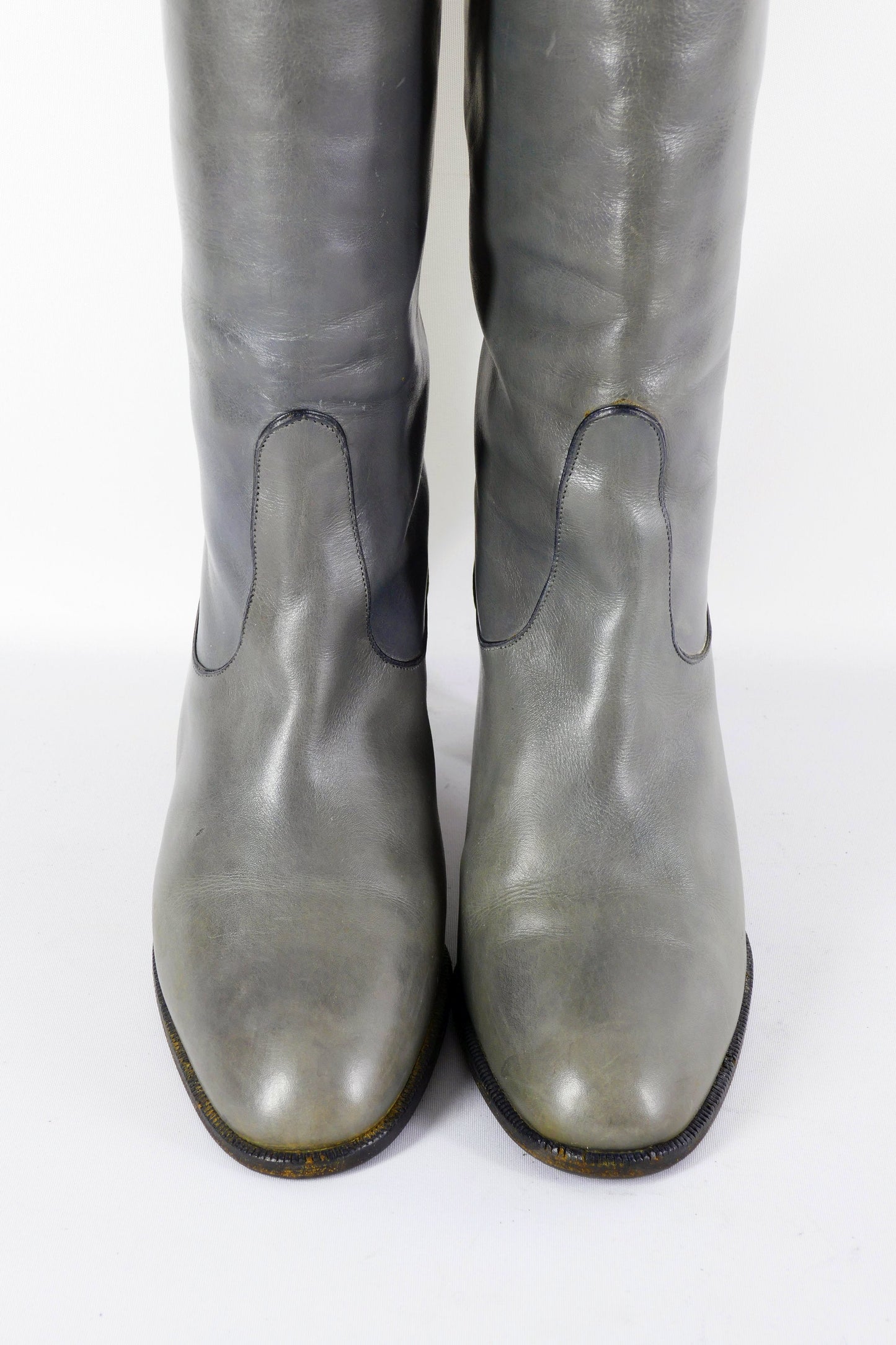 BUUTS Colombo Vintage-Stiefel Leder grau 223006-8