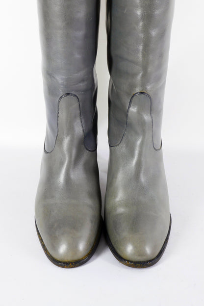 BUUTS Colombo Vintage-Stiefel Leder grau 223006-8