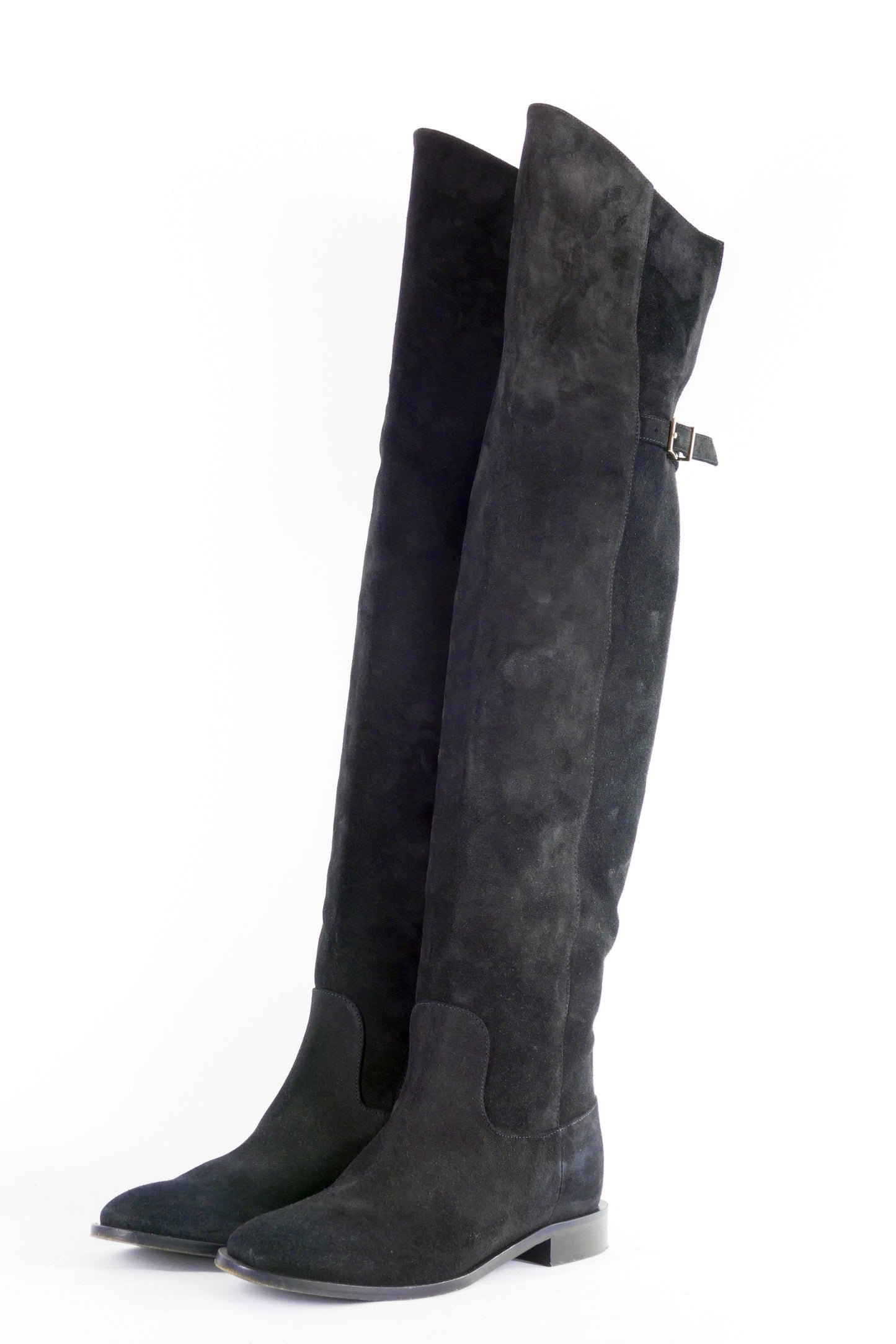 BUUTS Patrizia Pepe Overknees Wildleder schwarz 223007-2