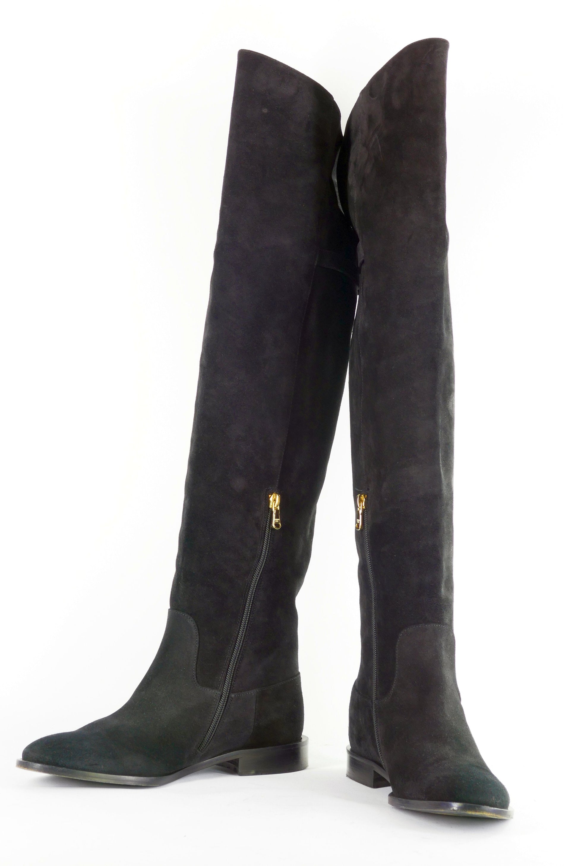 BUUTS Patrizia Pepe Overknees Wildleder schwarz 223007-4