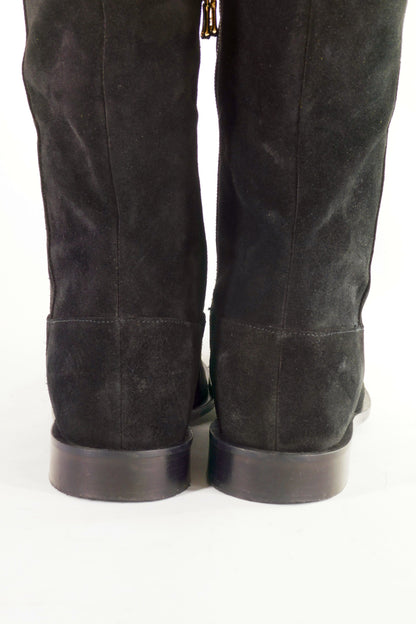 BUUTS Patrizia Pepe Overknees Wildleder schwarz 223007-7