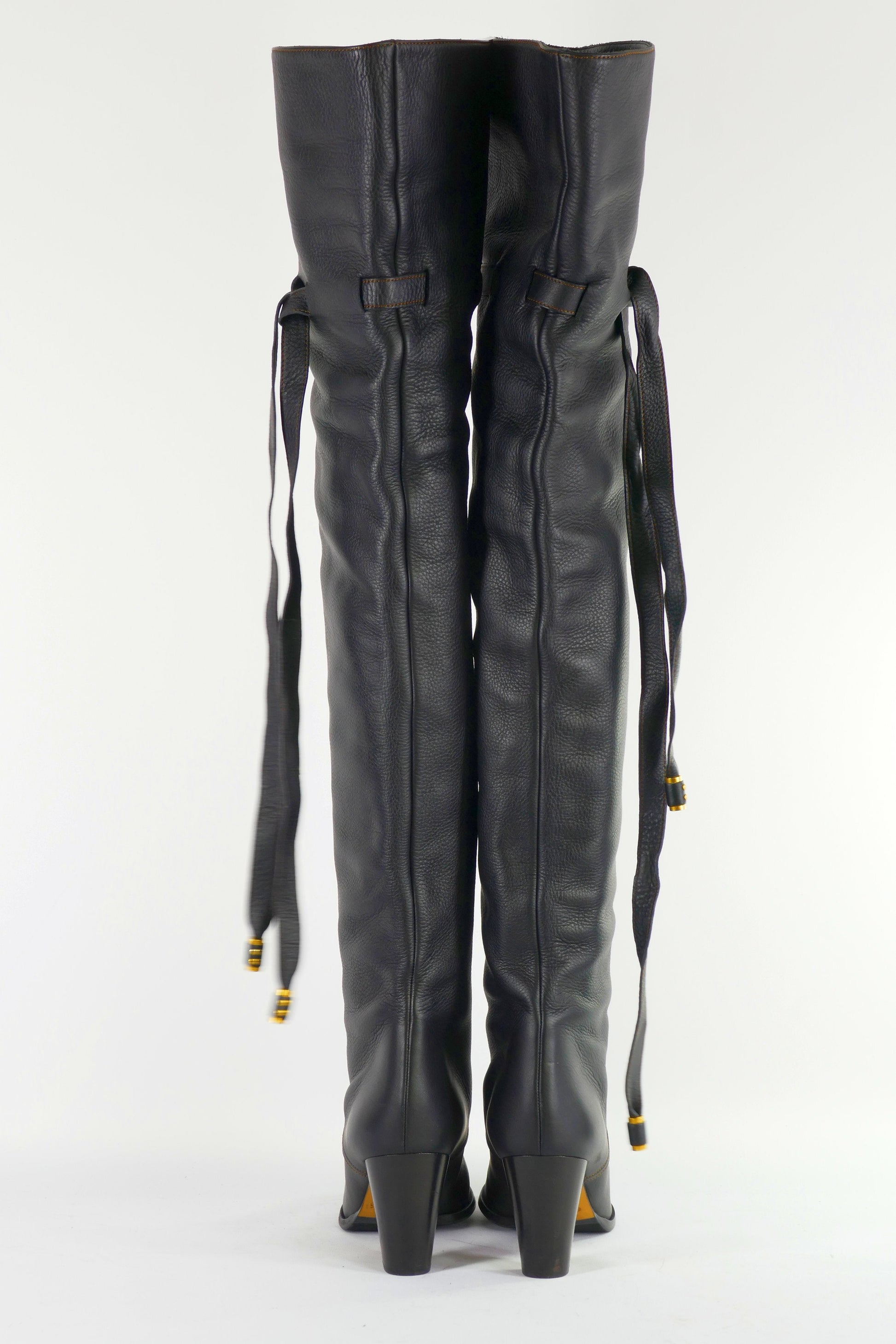 BUUTS Chloé Overknees Leder schwarz 223008-6