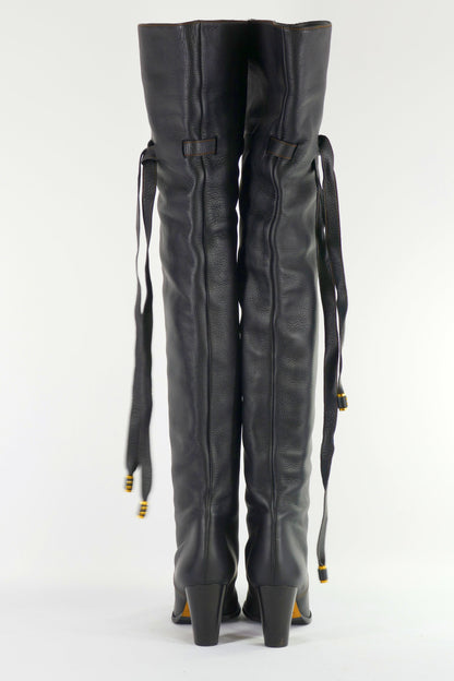 BUUTS Chloé Overknees Leder schwarz 223008-6