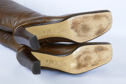 BUUTS Marni Overknees Leder mittelbraun 223011-10