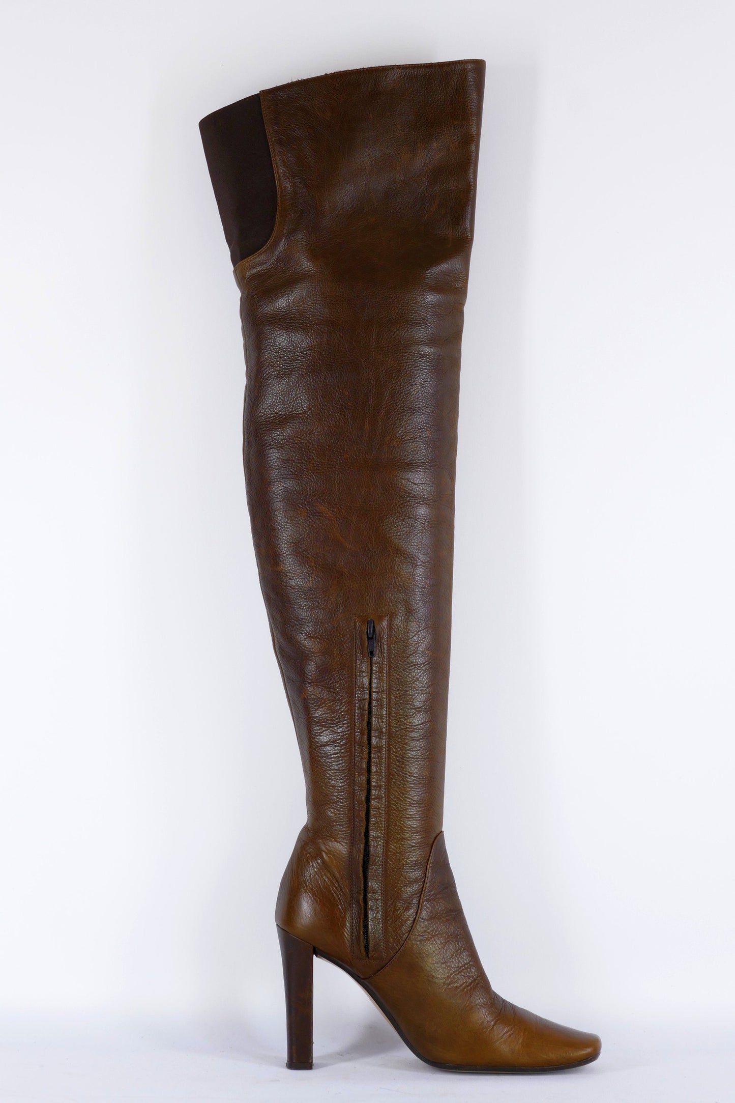 BUUTS Marni Overknees Leder mittelbraun 223011-3