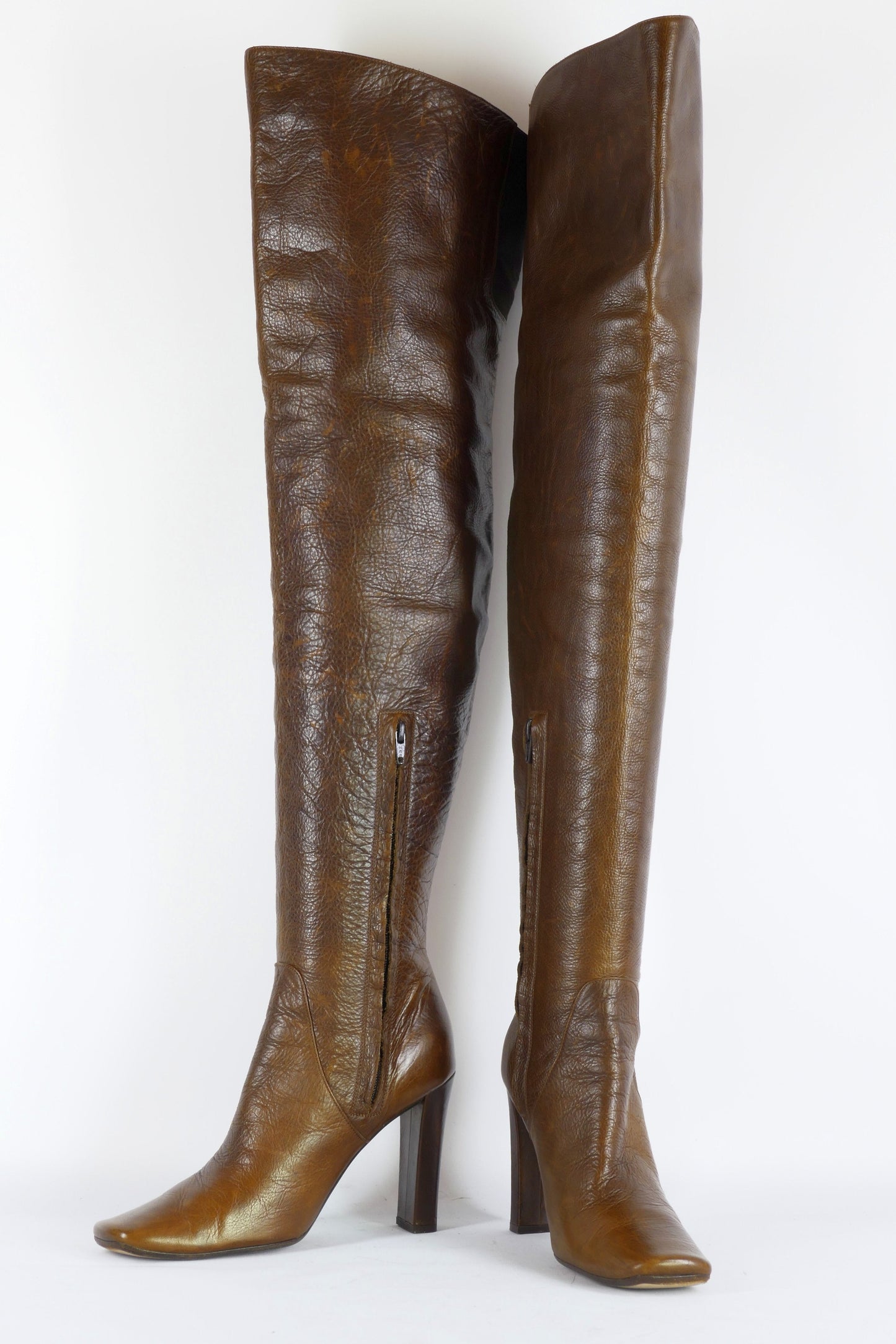 BUUTS Marni Overknees Leder mittelbraun 223011-4