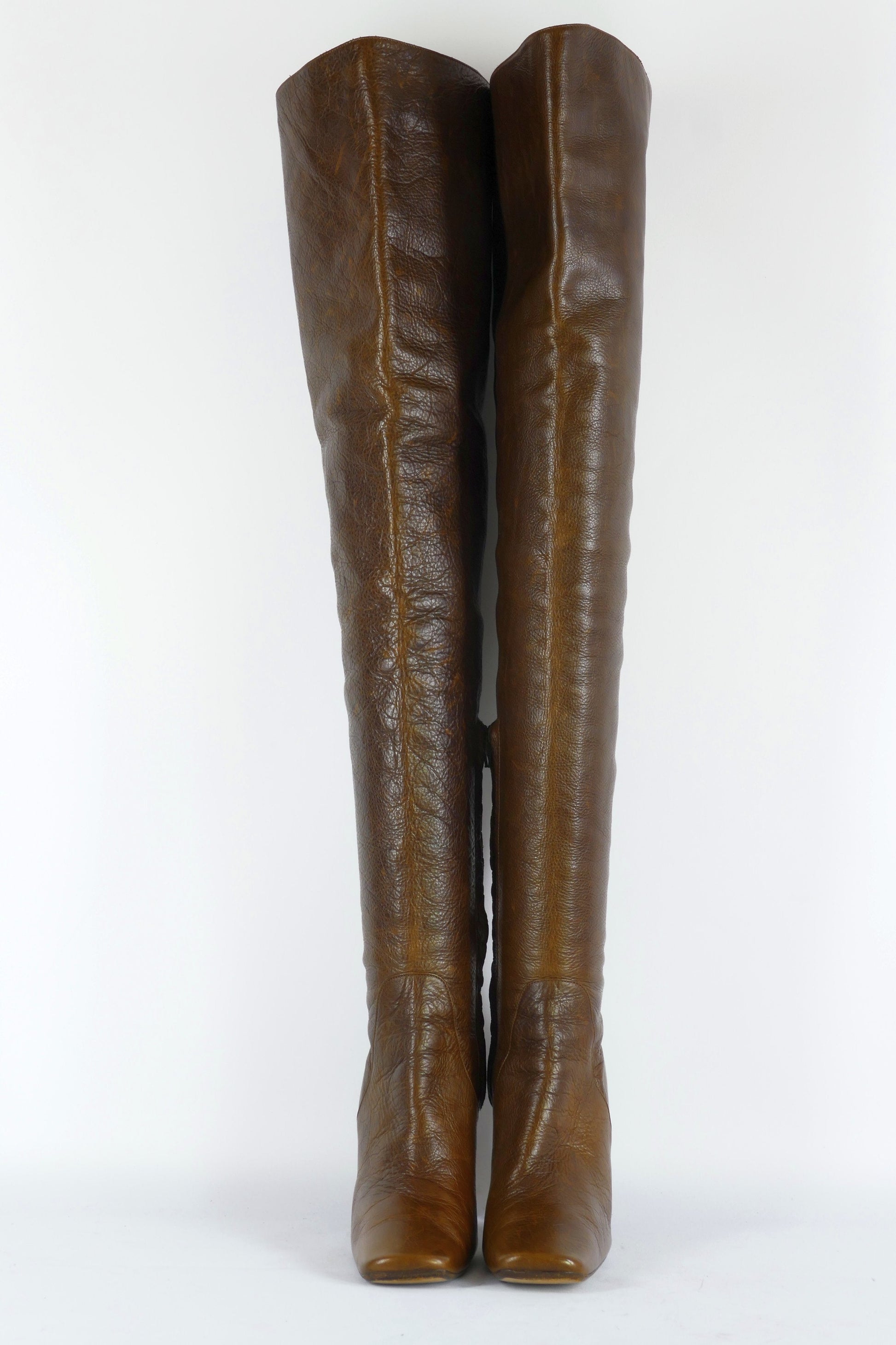 BUUTS Marni Overknees Leder mittelbraun 223011-5