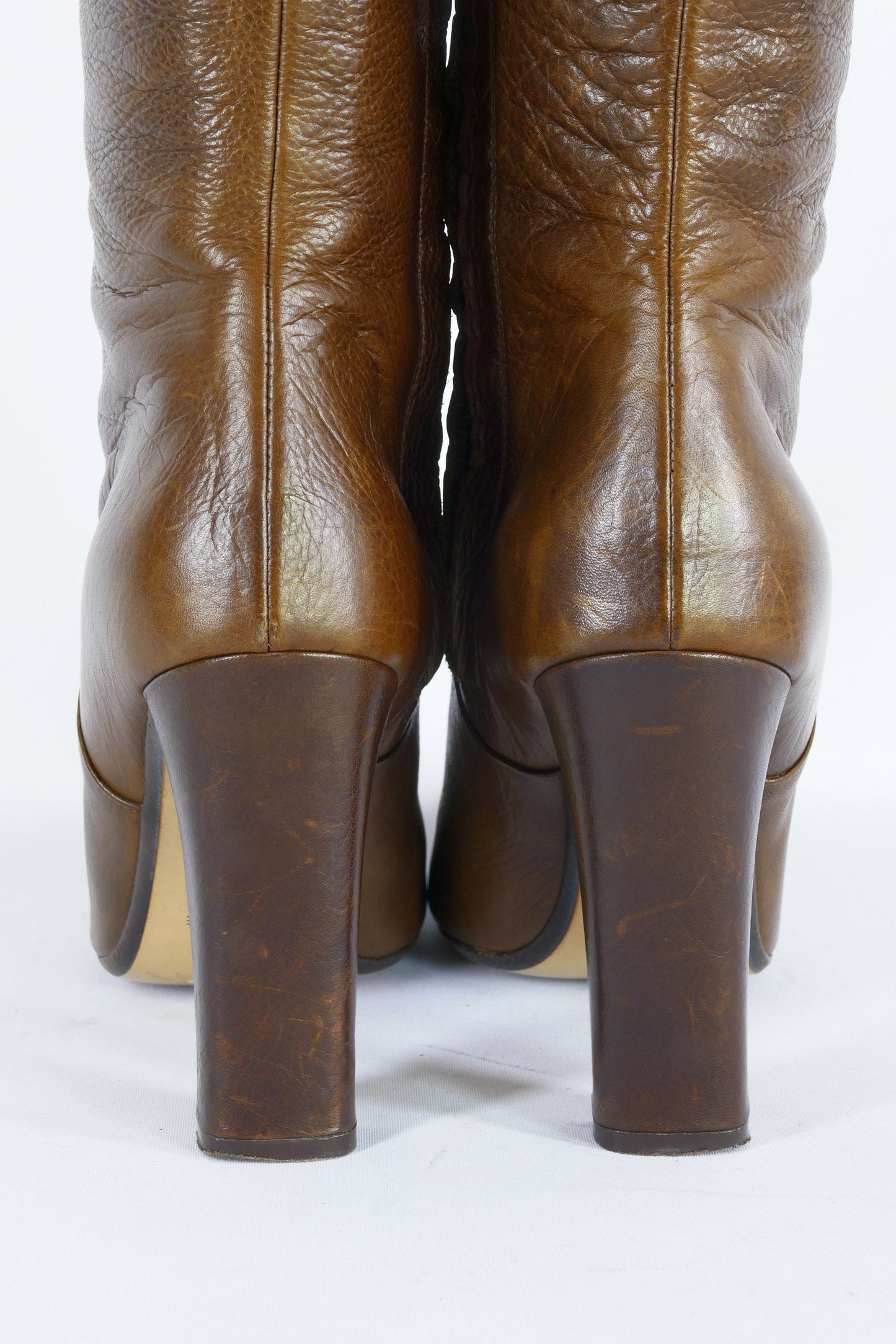 BUUTS Marni Overknees Leder mittelbraun 223011-7