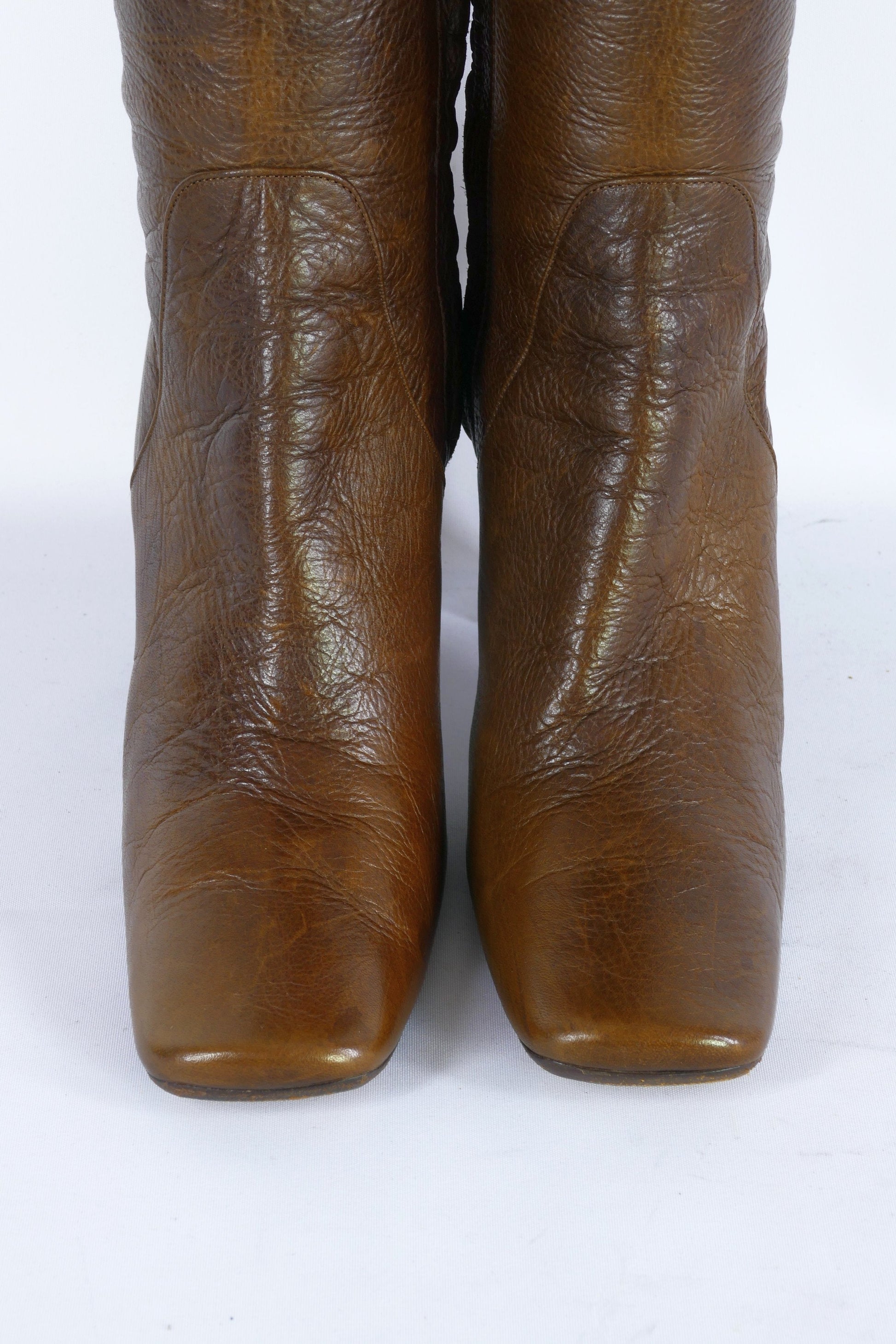 BUUTS Marni Overknees Leder mittelbraun 223011-8