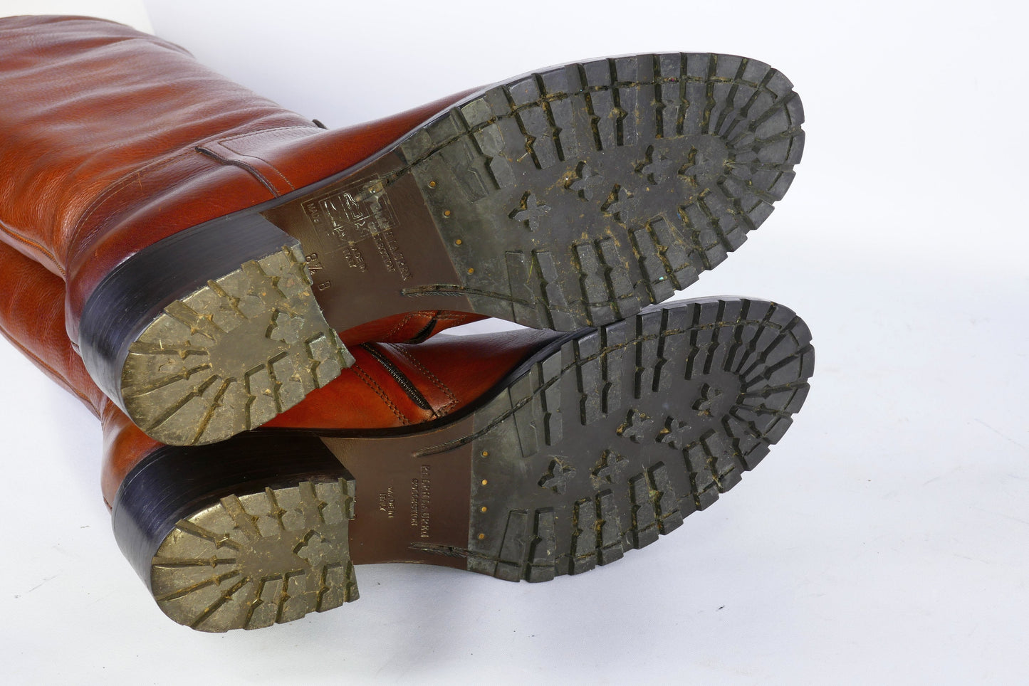 BUUTS Ralph Lauren Collection Hohe Stiefel Leder mittelbraun 223012-10