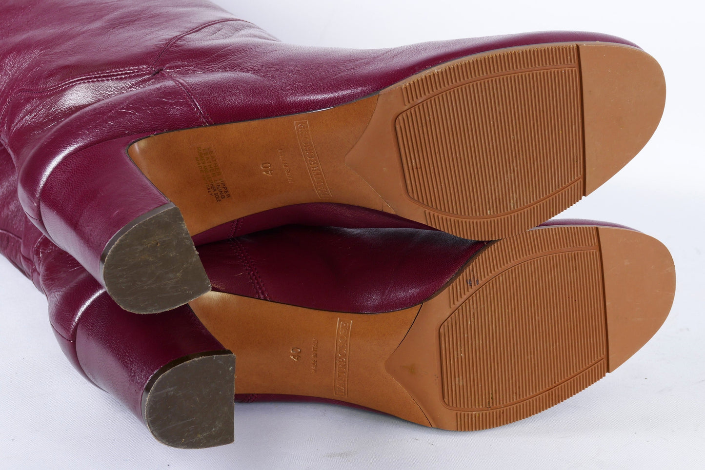 BUUTS L'Autre Chose Hohe Stiefel Leder bordeaux 223013-10