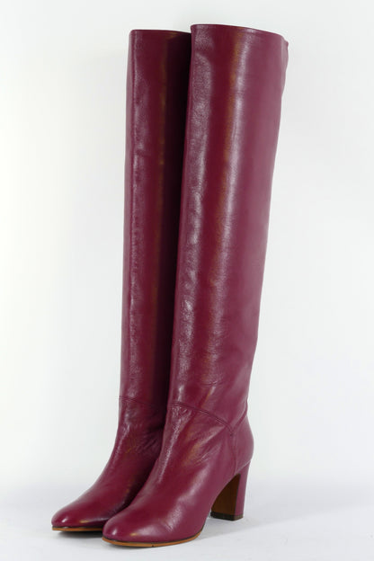 BUUTS L'Autre Chose Hohe Stiefel Leder bordeaux 223013-2
