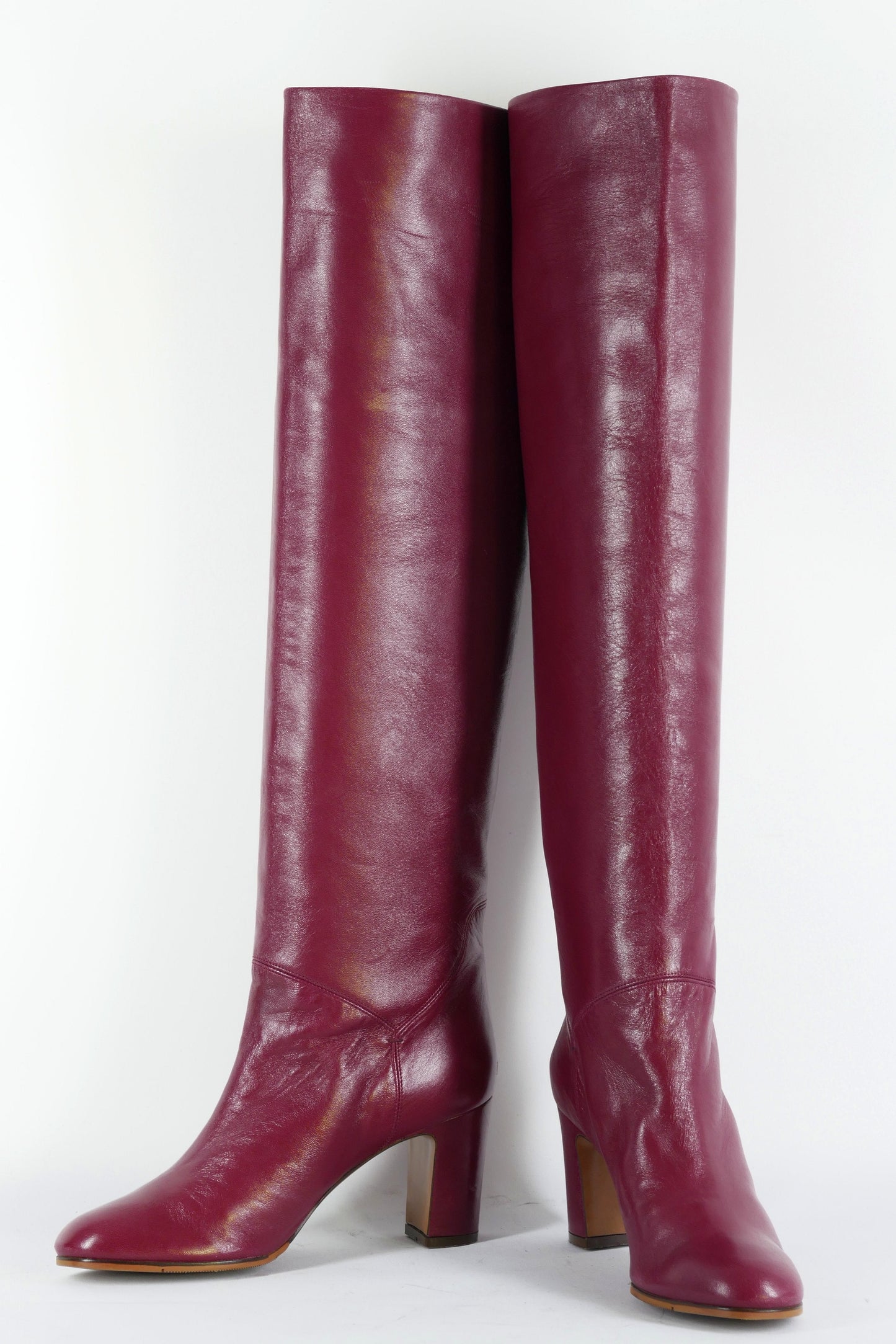 BUUTS L'Autre Chose Hohe Stiefel Leder bordeaux 223013-4