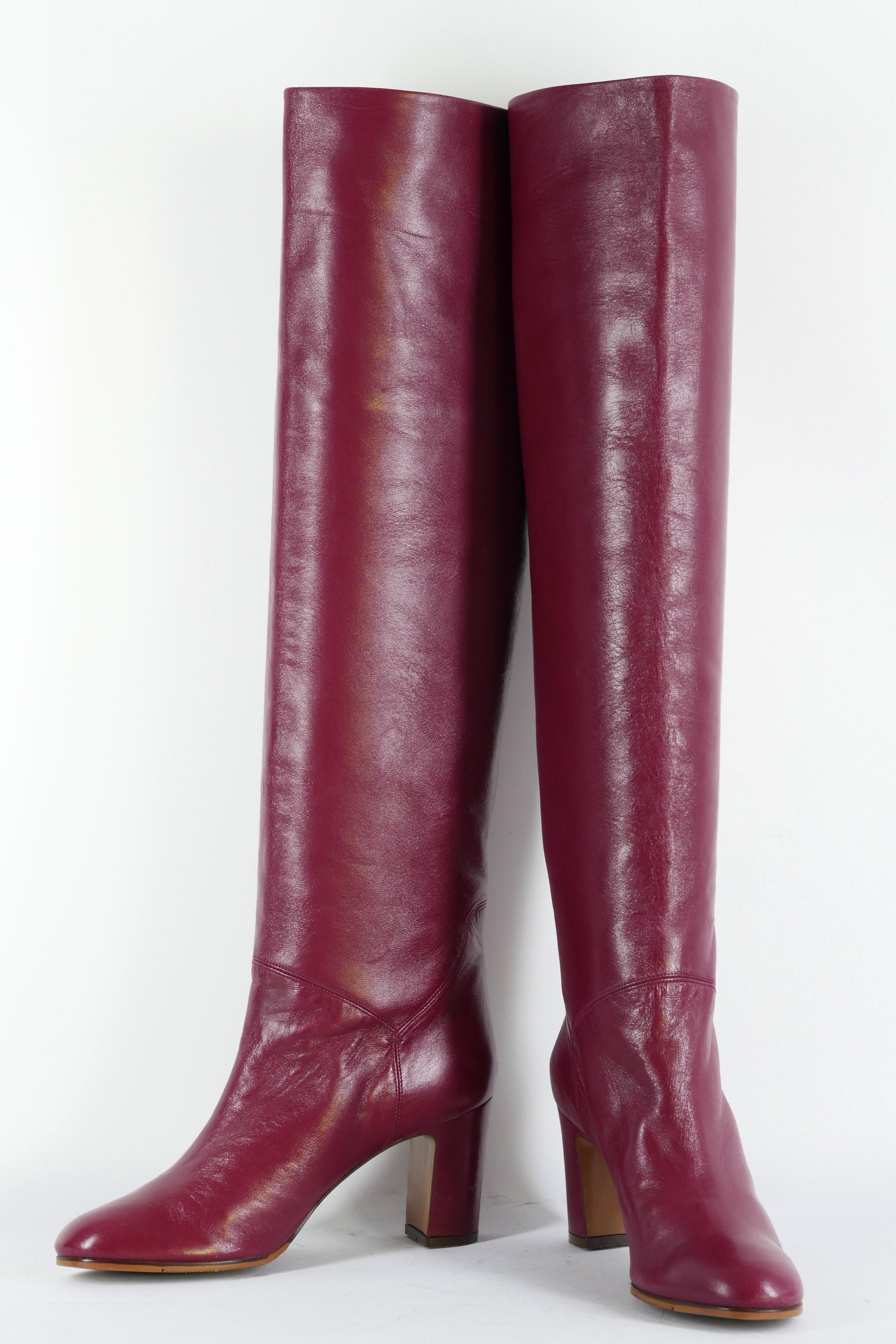 BUUTS L'Autre Chose Hohe Stiefel Leder bordeaux 223013-4