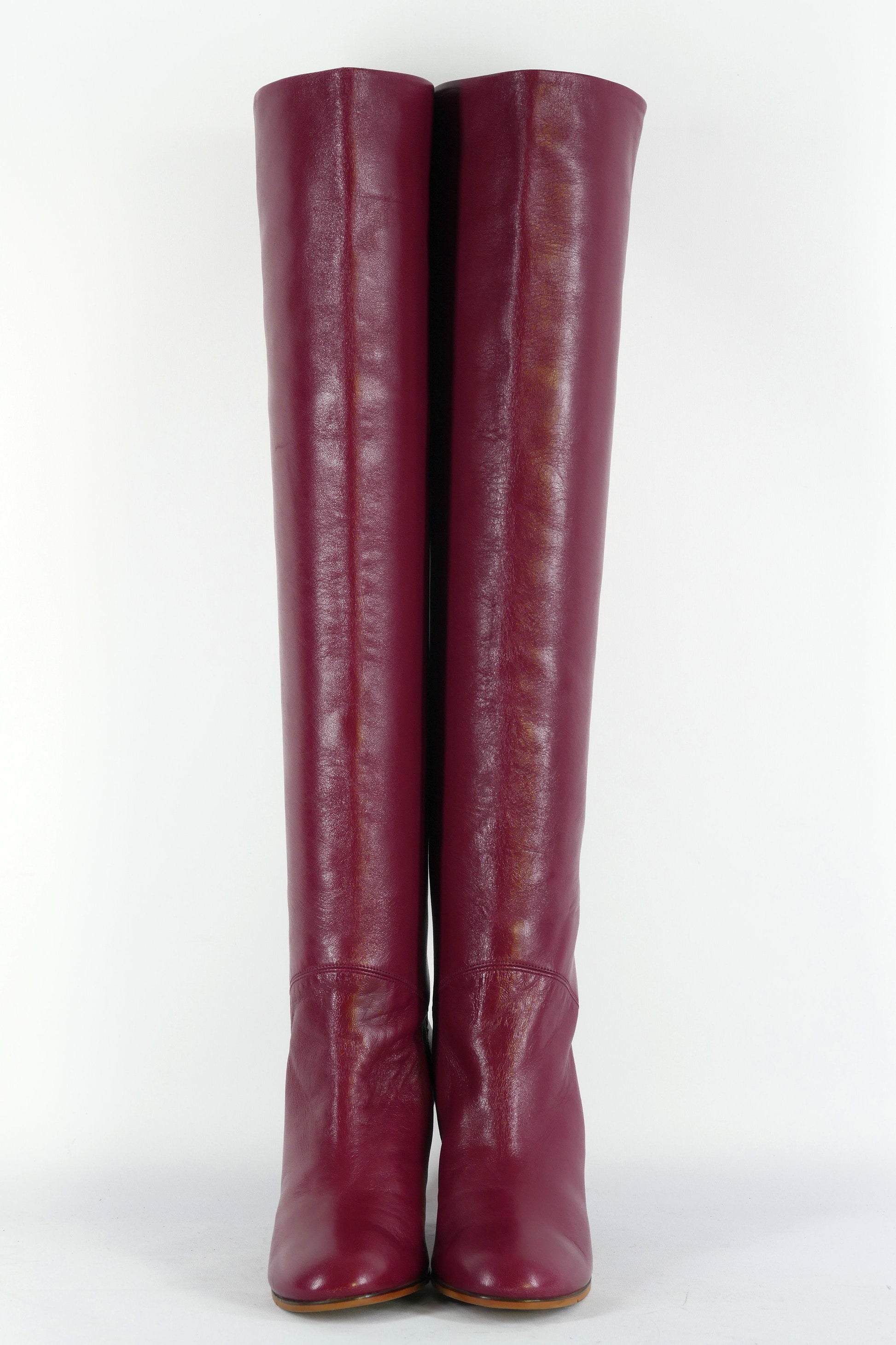 BUUTS L'Autre Chose Hohe Stiefel Leder bordeaux 223013-5