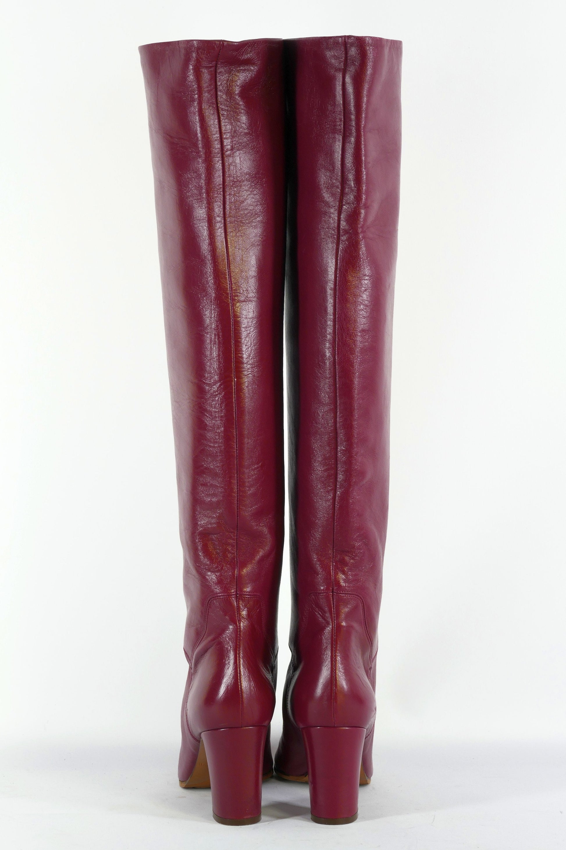 BUUTS L'Autre Chose Hohe Stiefel Leder bordeaux 223013-6