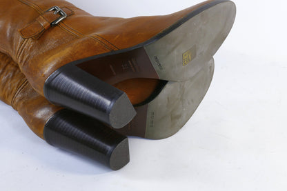 BUUTS MiuMiu Hohe Stiefel Leder cognac 223014-10