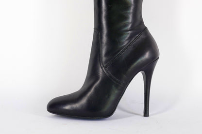 BUUTS Ralph Lauren Collection Overknees Leder schwarz 223015-9