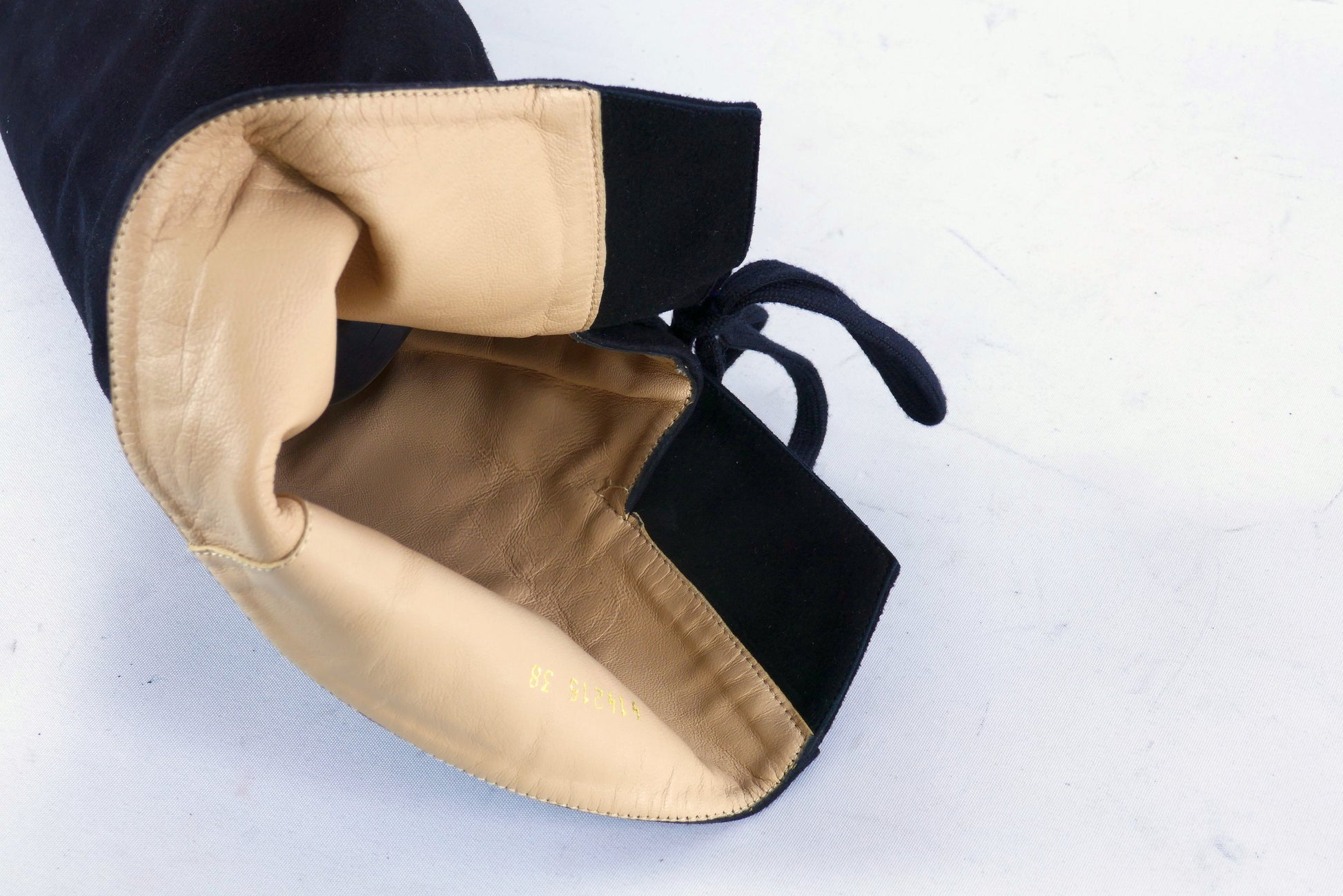 BUUTS Pura Lopez Hohe Stiefel Wildleder schwarz 223017-11