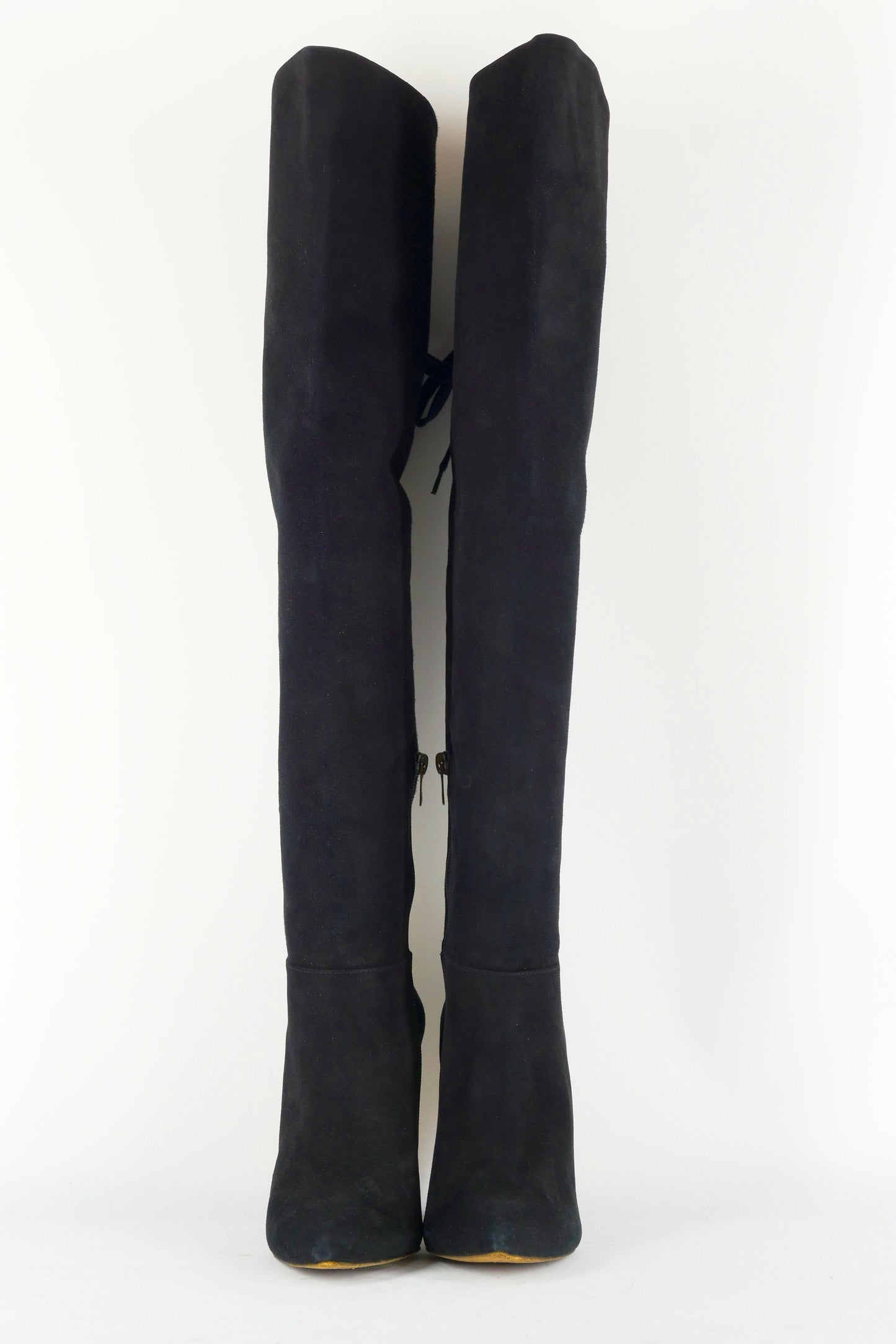 BUUTS Pura Lopez Hohe Stiefel Wildleder schwarz 223017-5