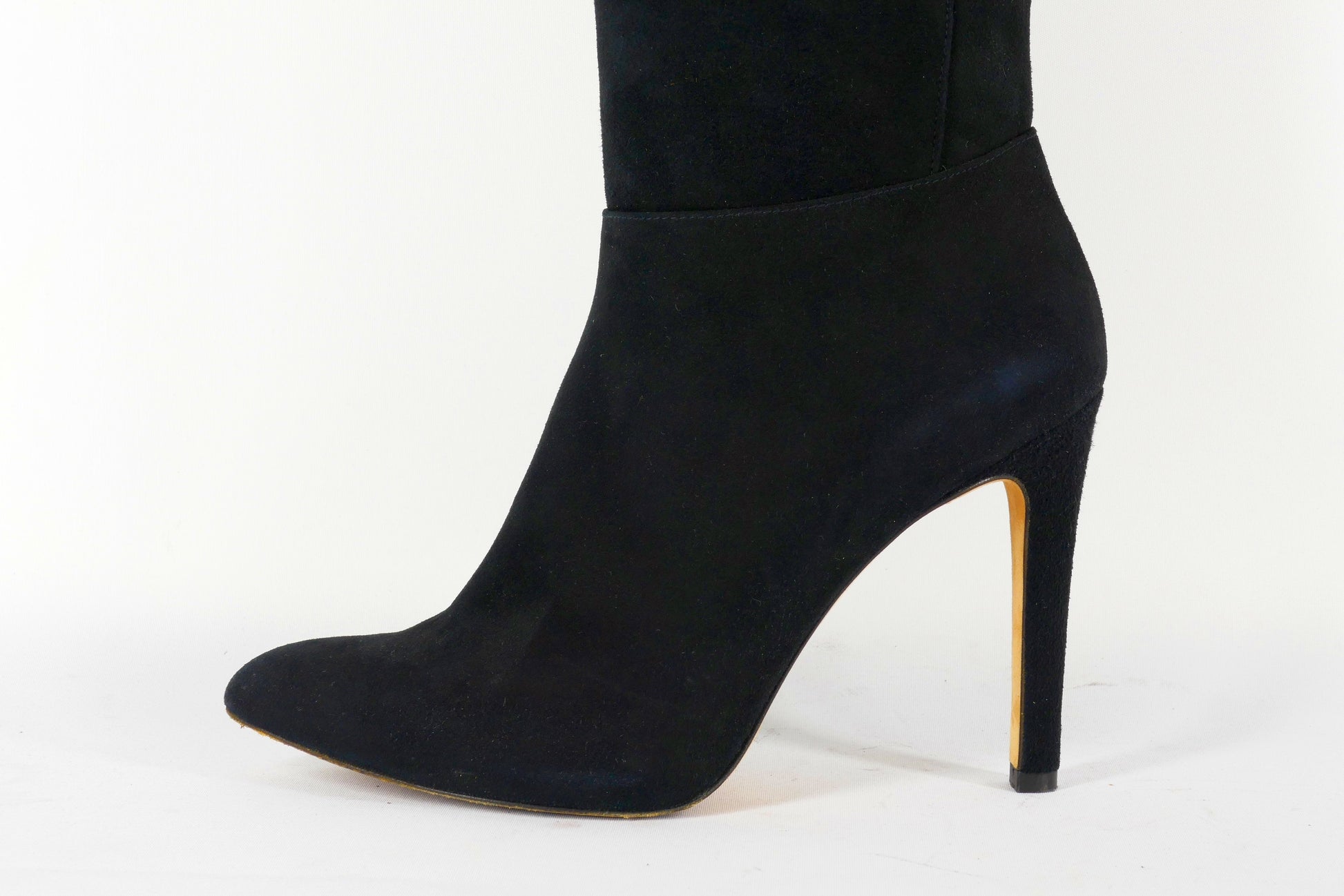 BUUTS Pura Lopez Hohe Stiefel Wildleder schwarz 223017-9