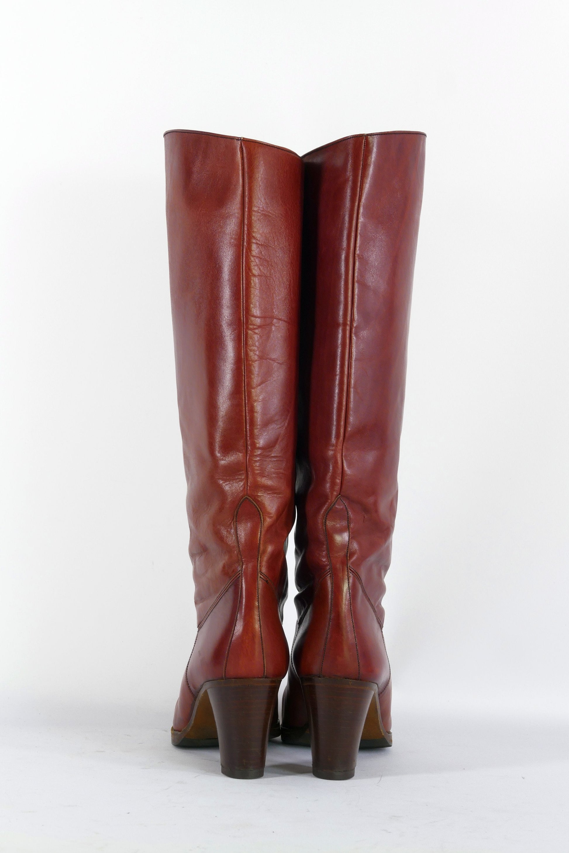 BUUTS Lady Bummel Vintage-Stiefel Leder bordeaux 223018-6