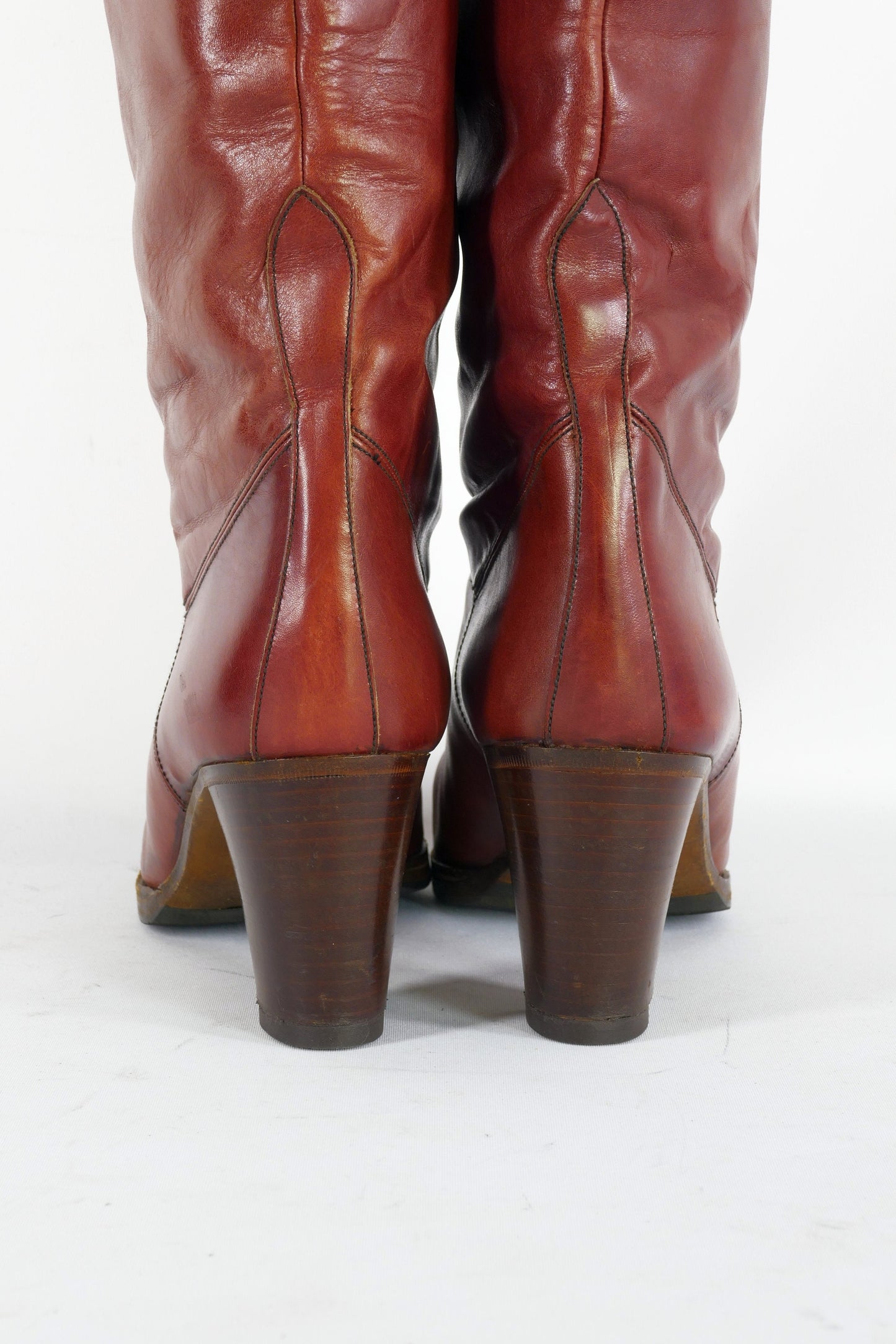 BUUTS Lady Bummel Vintage-Stiefel Leder bordeaux 223018-7