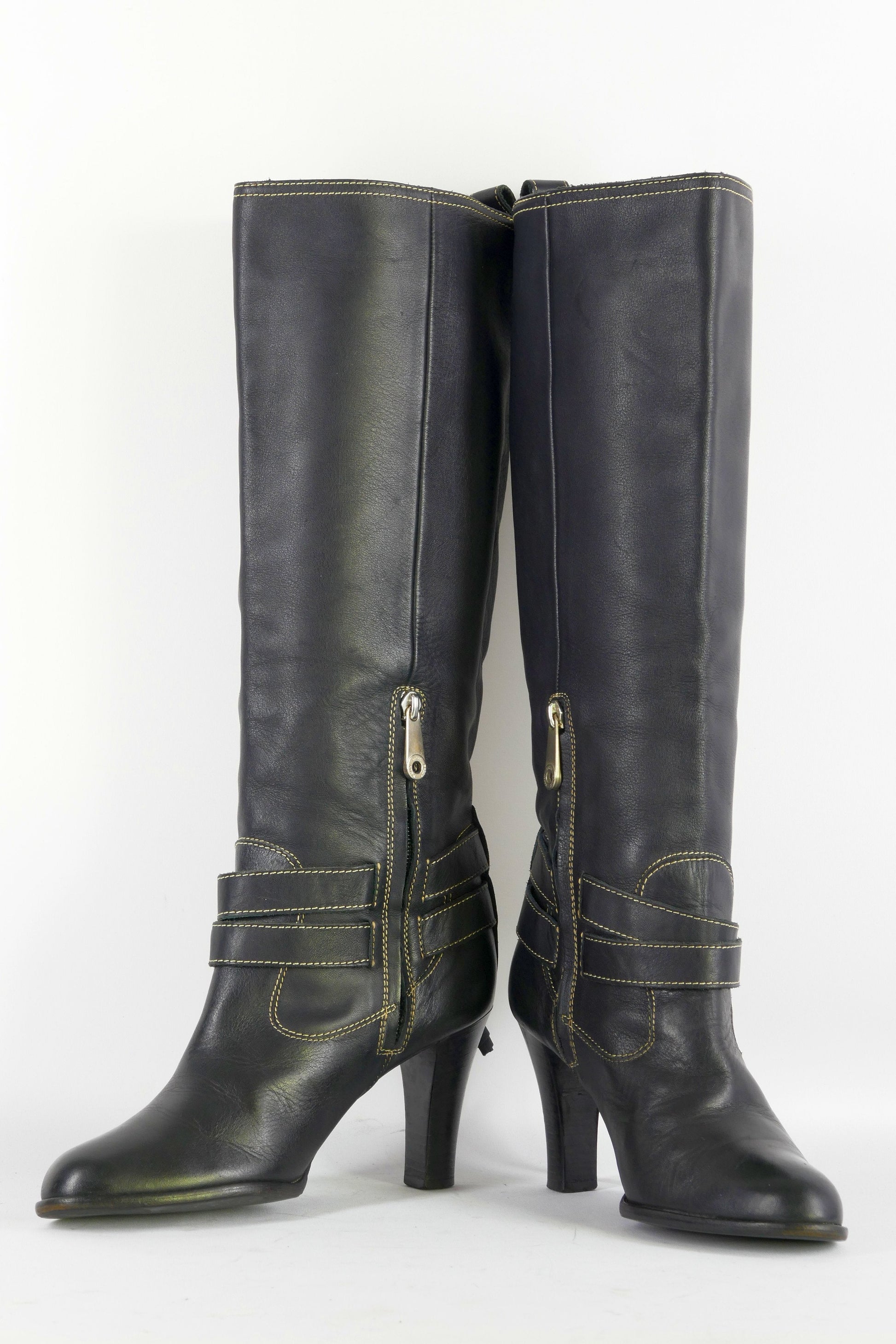 BUUTS Bally Stiefel Leder schwarz 223019-4